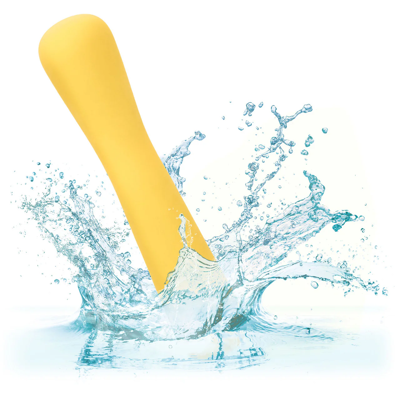 Boundless Mini FlexiWand Bendable Rechargeable Waterproof Silicone Vibrator By CalExotics - Yellow - Image 10