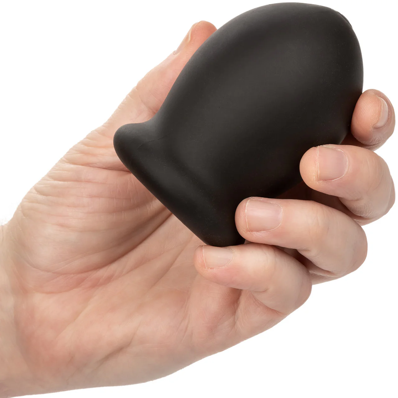 Boundless Rechargeable Waterproof Silicone Vibrating Trans Masc Stroker 2.75" By CalExotics - Black - Image 3