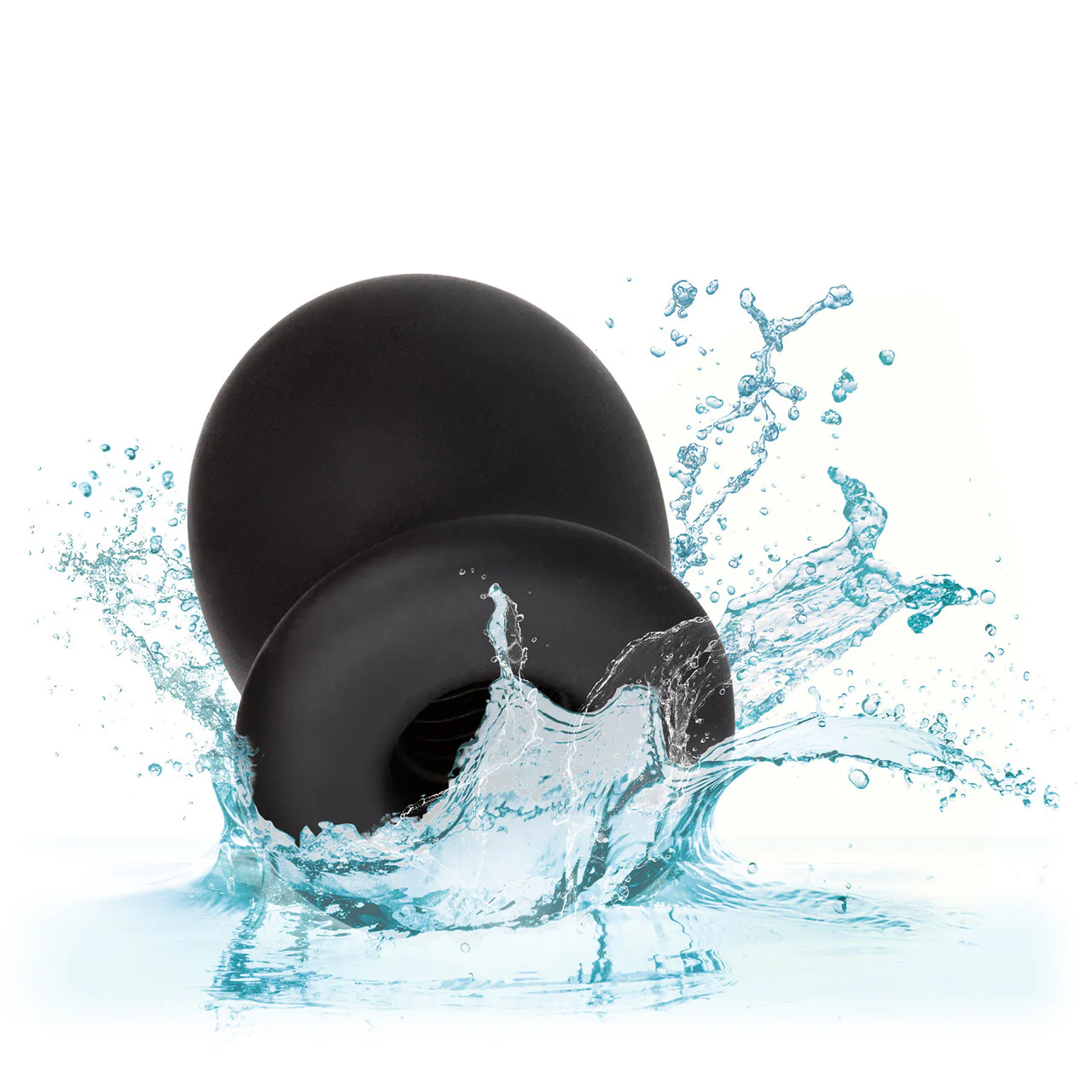 Boundless Rechargeable Waterproof Silicone Vibrating Trans Masc Stroker 2.75" By CalExotics - Black - Image 6