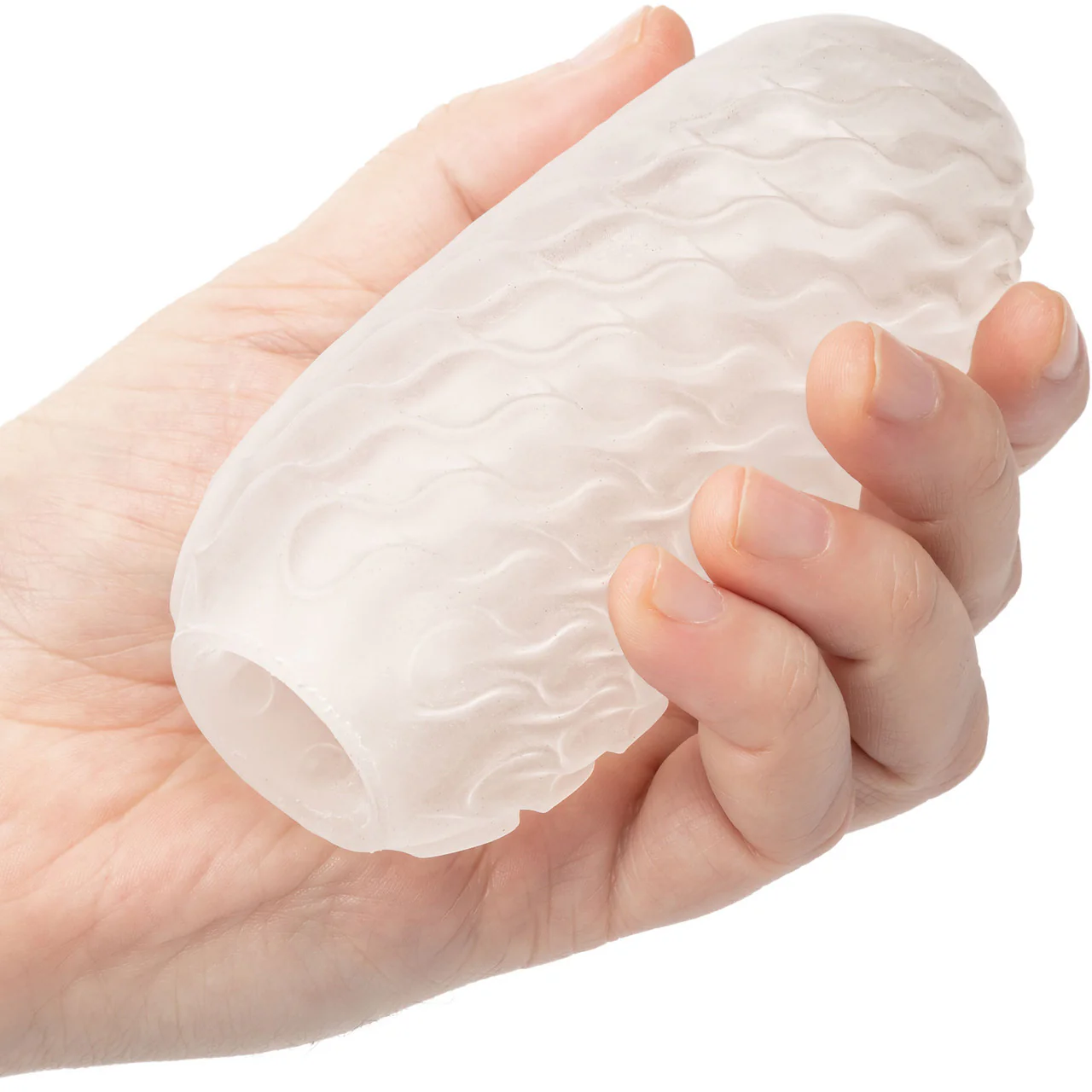 Boundless Reversible Squishy Ball Stroker Penis Masturbator By CalExotics - Smoke - Image 2