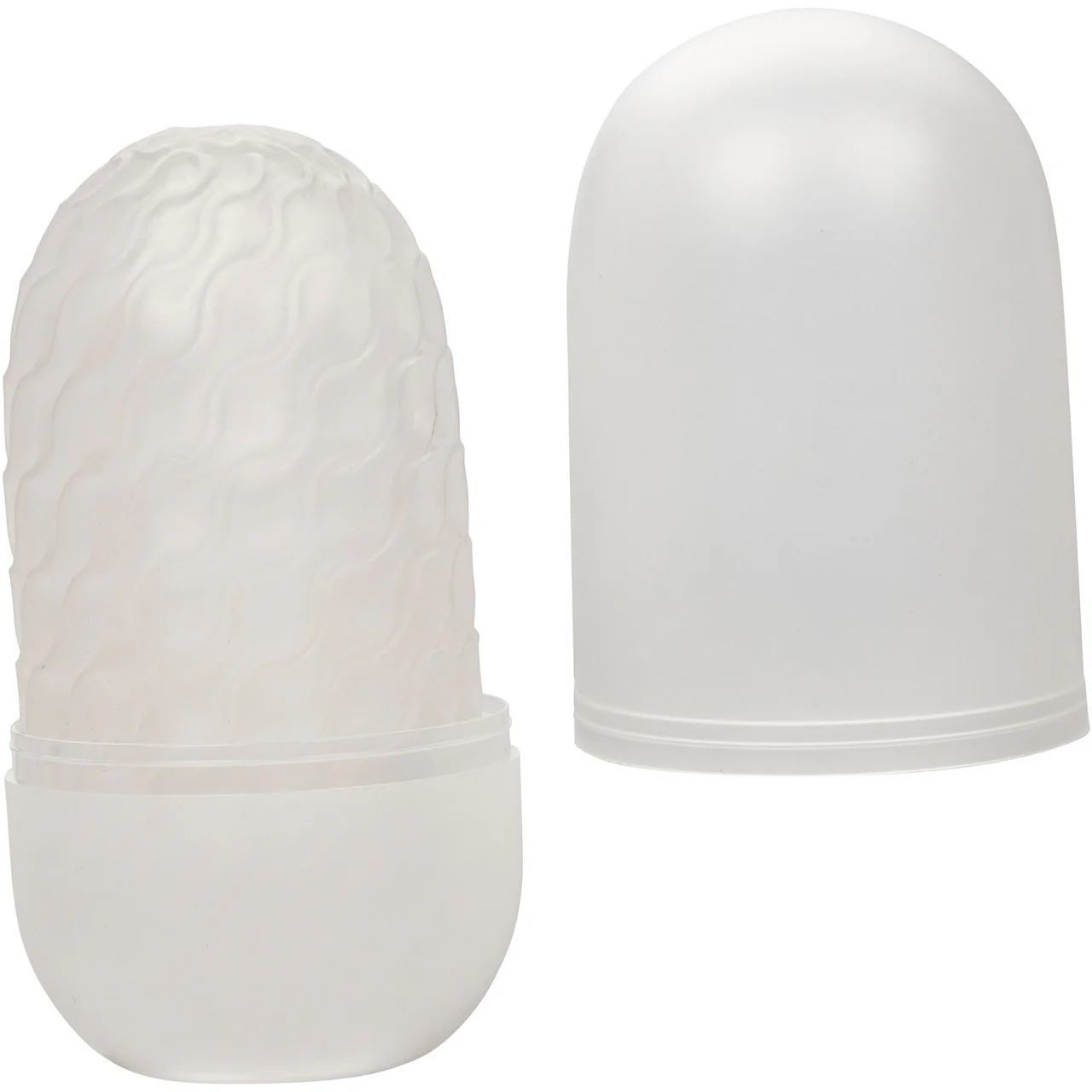 Boundless Reversible Squishy Ball Stroker Penis Masturbator By CalExotics - Smoke - Image 6
