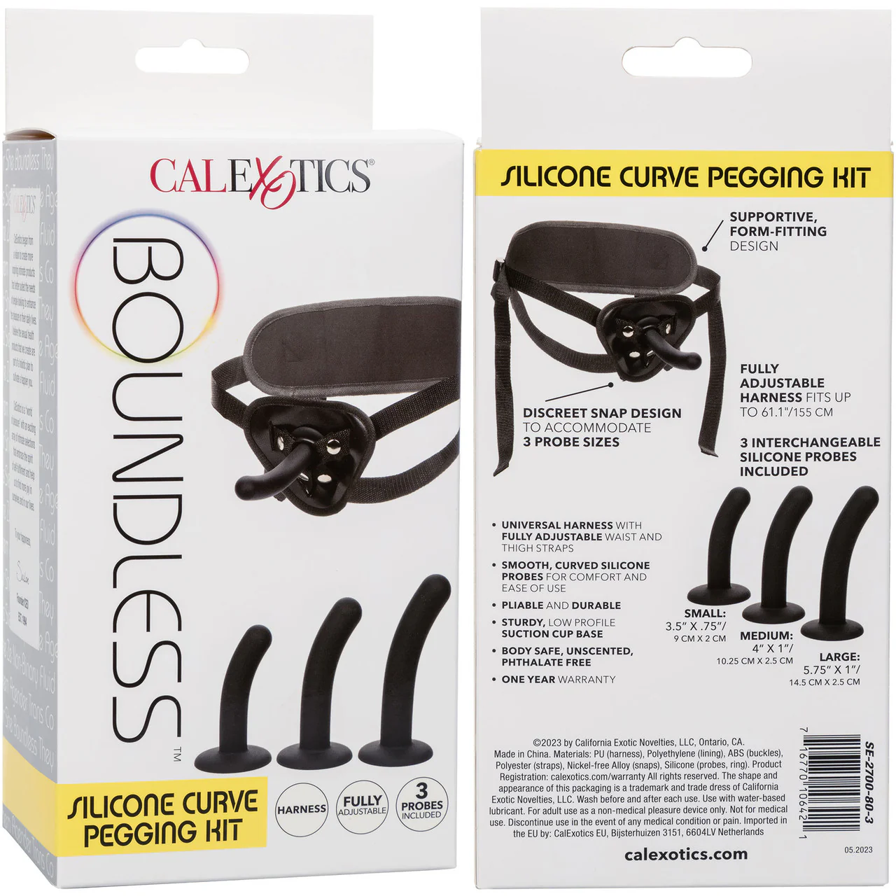 Boundless Silicone Curve Pegging Kit With 3 Probes By CalExotics - Image 12
