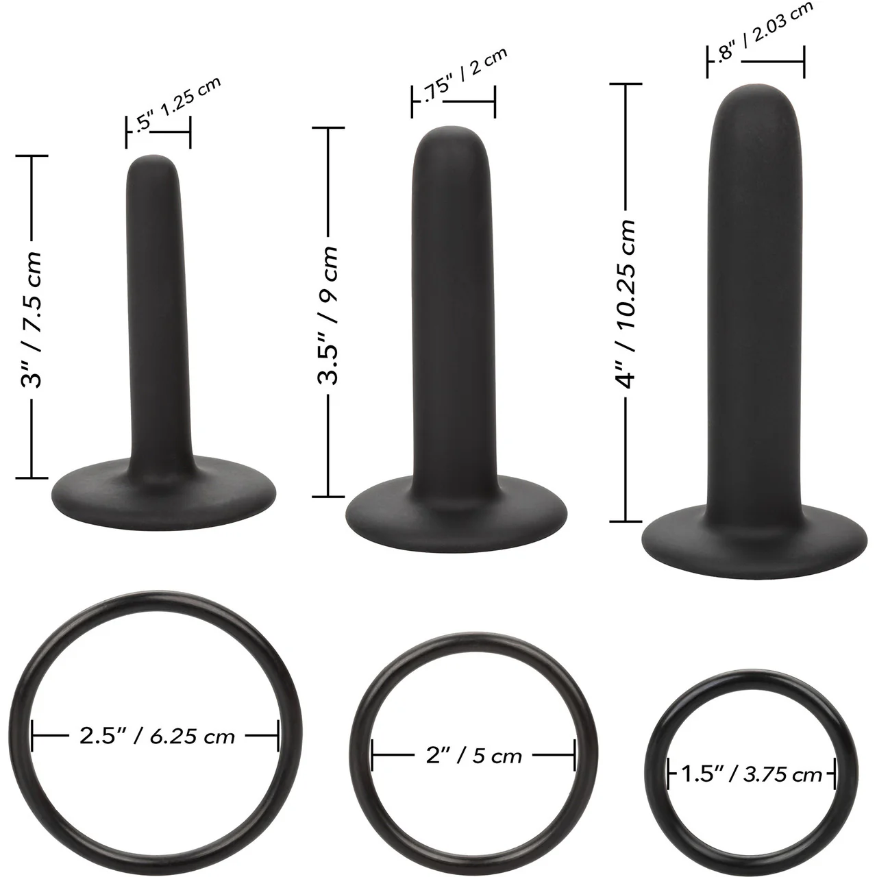 Boundless Silicone Pegging Kit With 3 Probes & 3 Rings By CalExotics - Image 12