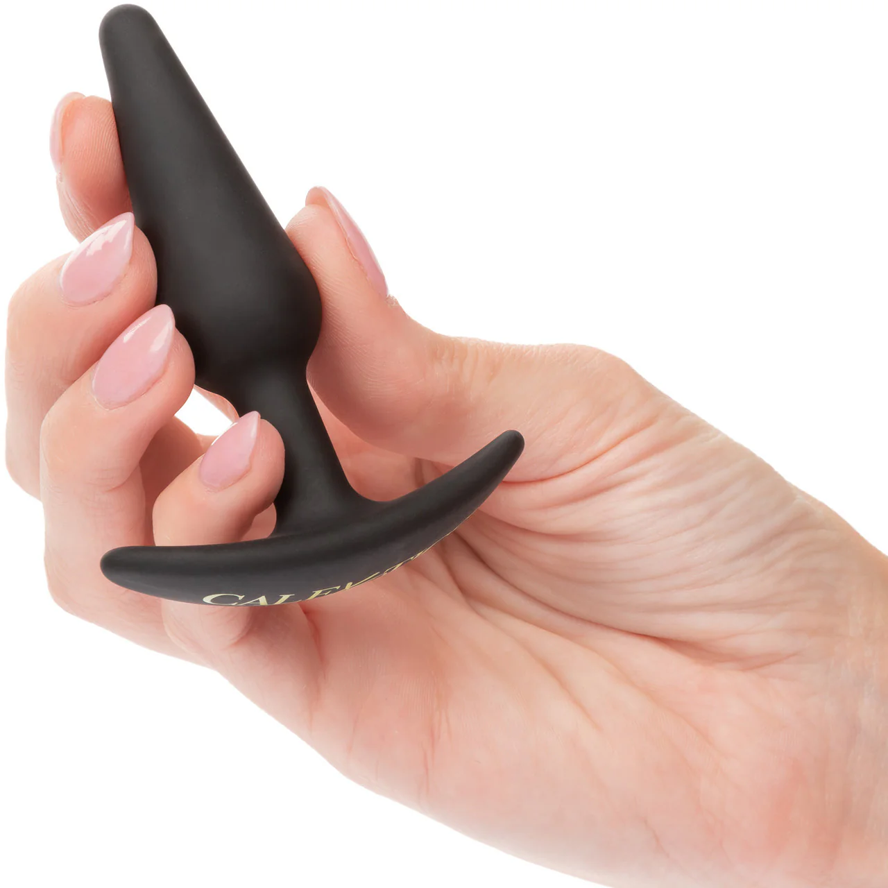 Boundless Slim Plug Silicone Butt Plug By CalExotics - Black - Image 2