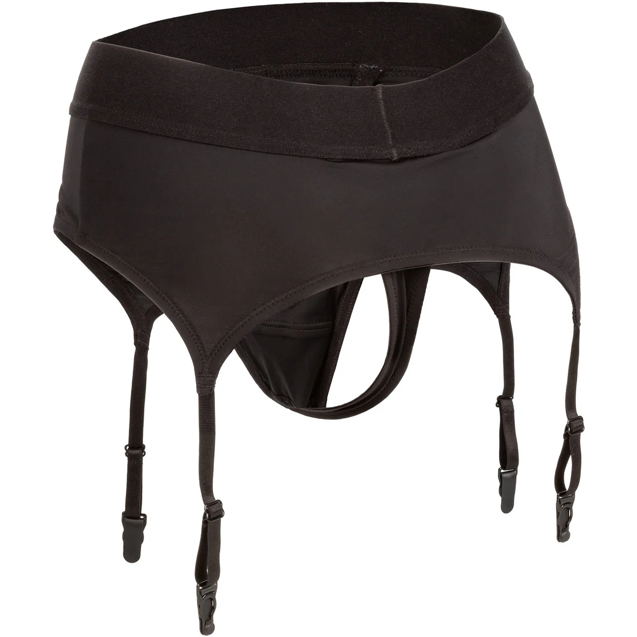 Boundless Thong With Garter Strap-On Harness By CalExotics - Small / Medium - Image 2
