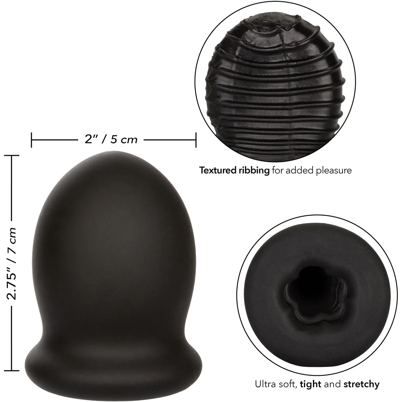 Boundless Trans Masc Stroker 2.75" By CalExotics - Black - Image 6