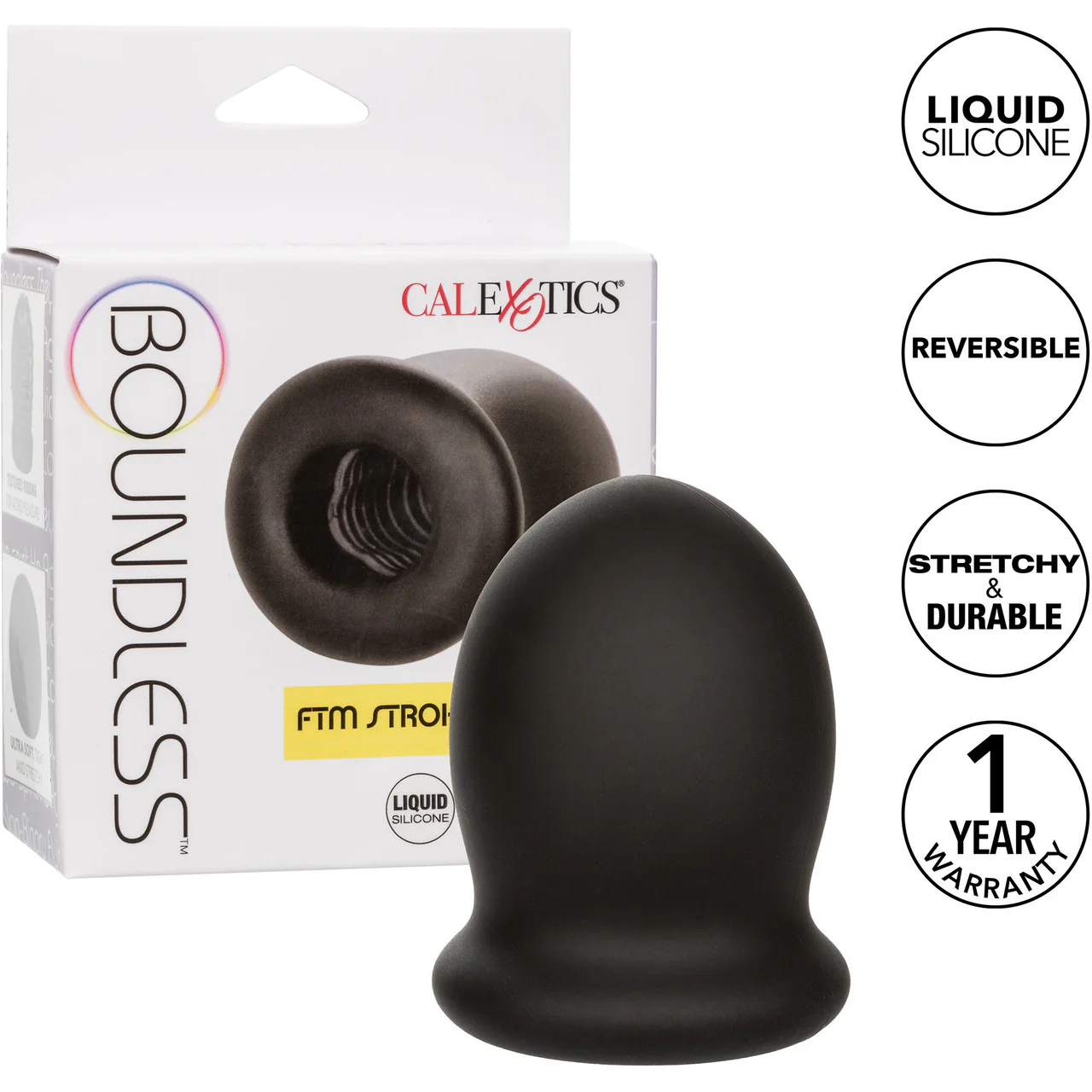 Boundless Trans Masc Stroker 2.75" By CalExotics - Black - Image 7
