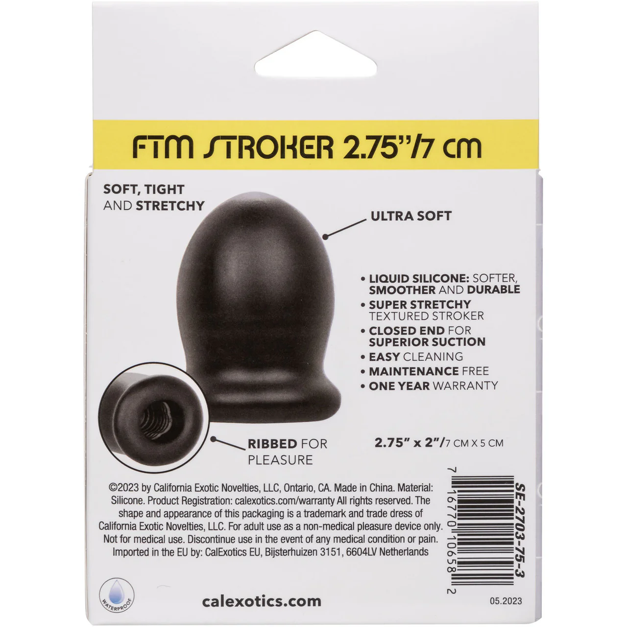 Boundless Trans Masc Stroker 2.75" By CalExotics - Black - Image 8
