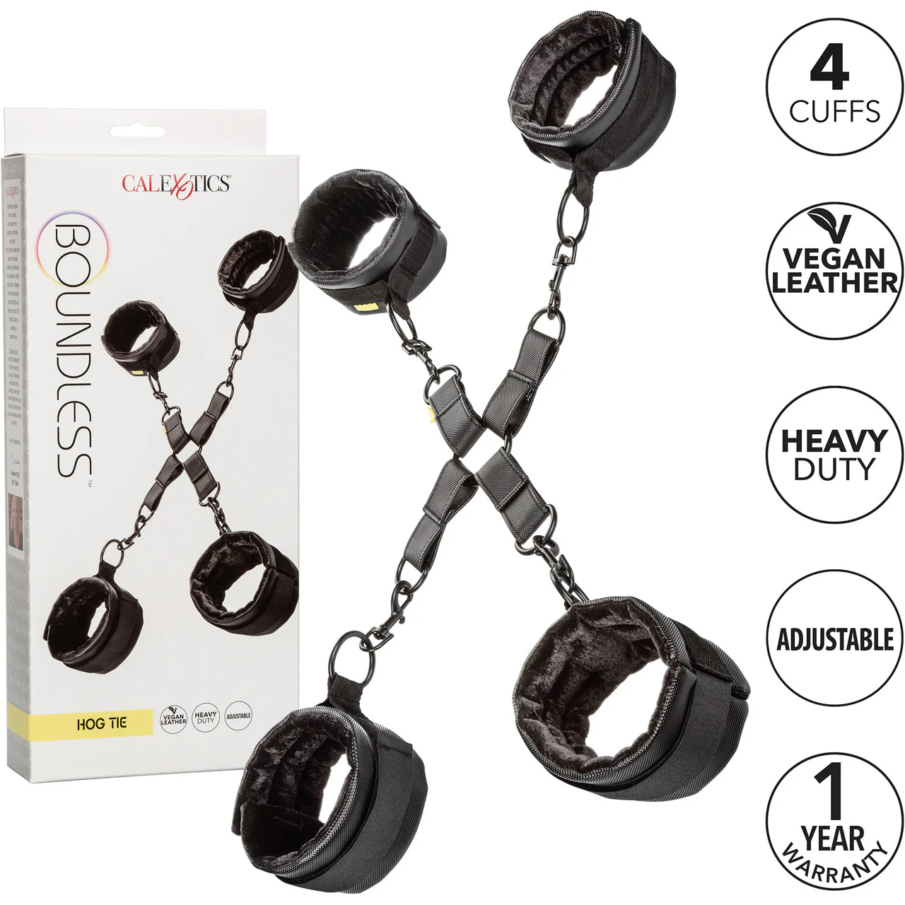 Boundless Vegan Leather Hog Tie by CalExotics - Image 5