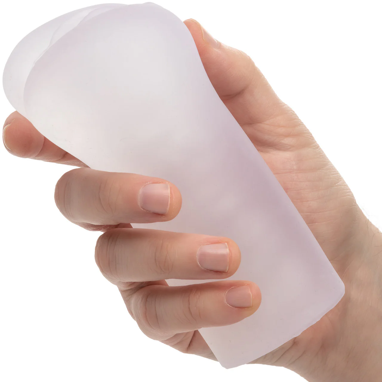 Boundless Vulva Penis Masturbator By CalExotics - Frost - Image 3