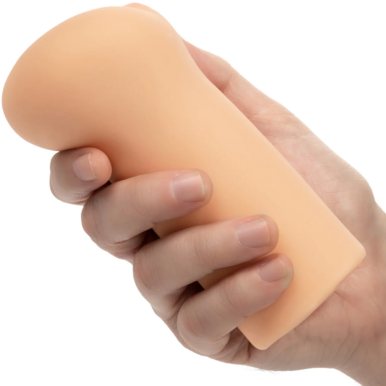 Boundless Vulva Penis Masturbator By CalExotics - Vanilla - Image 3