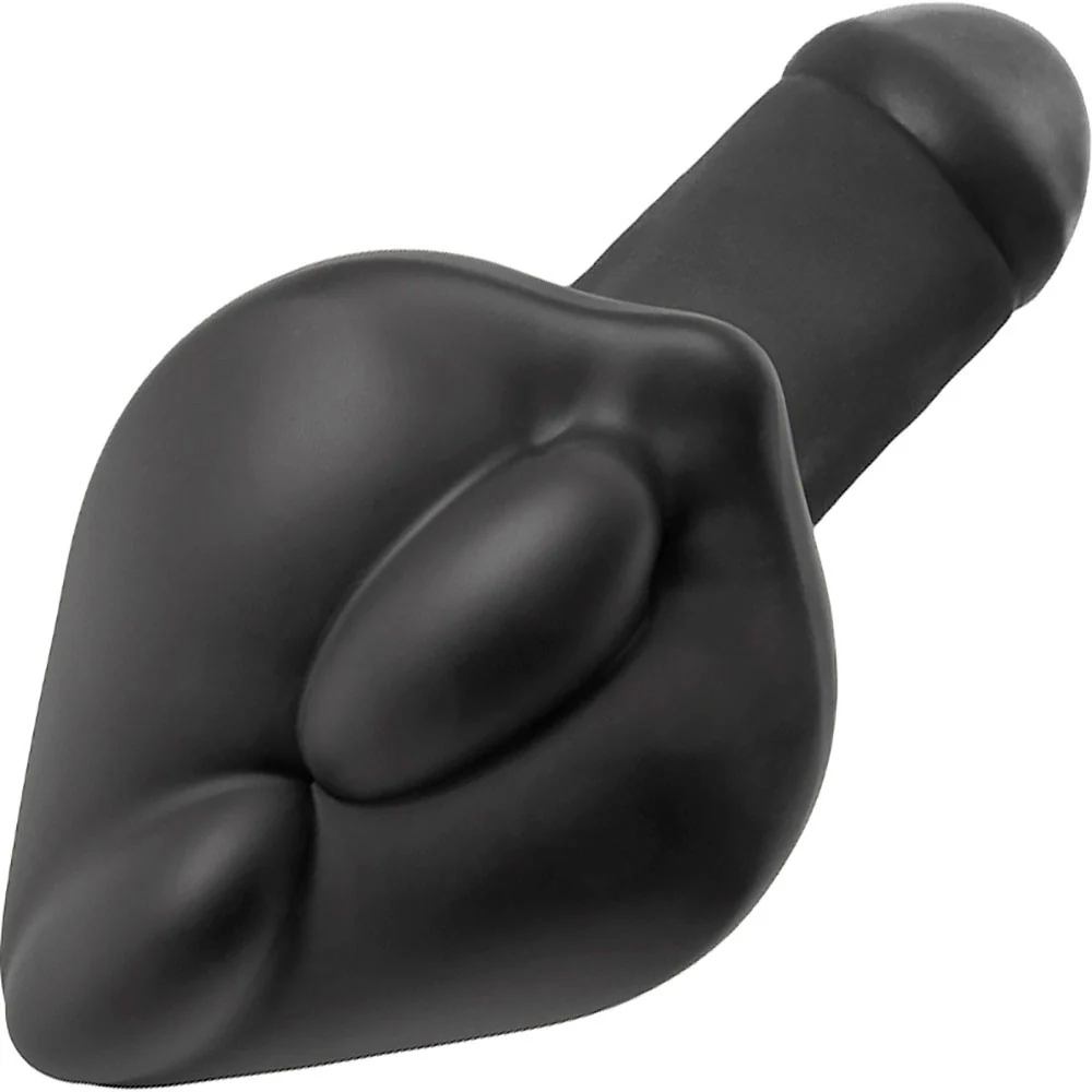 Bumpher Soft Silicone Dildo Base for Harness Play By Banana Pants - Black - Image 4