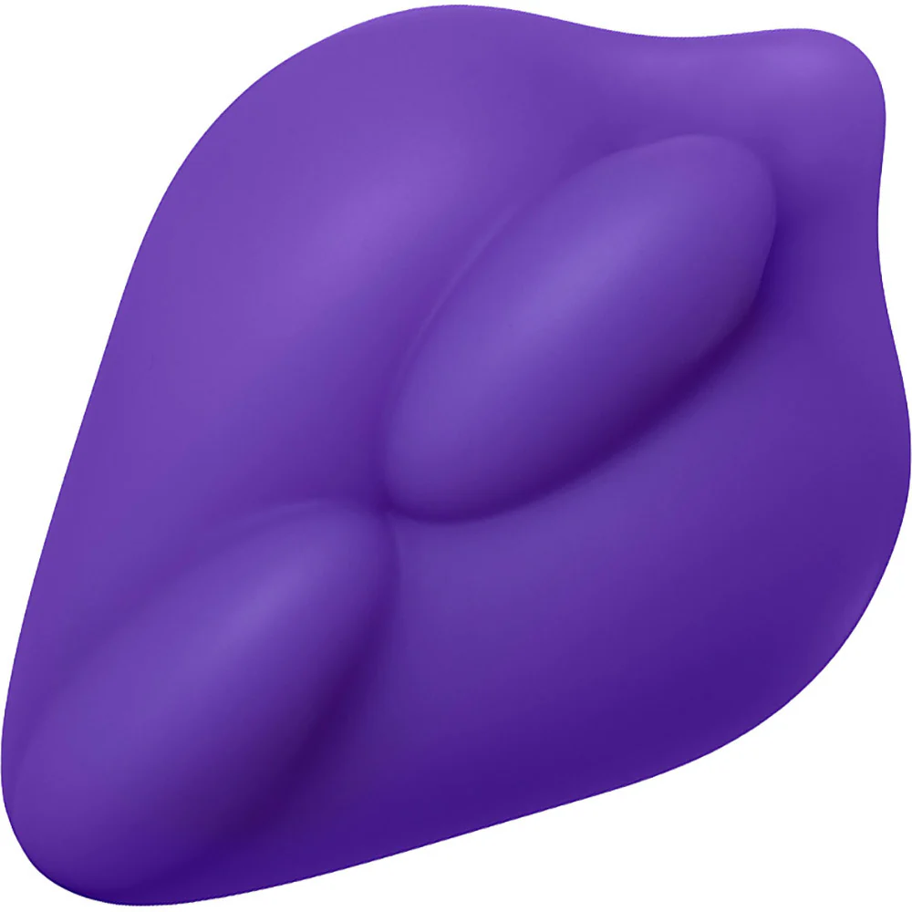 Bumpher Soft Silicone Dildo Base for Harness Play By Banana Pants - Purple - Image 3