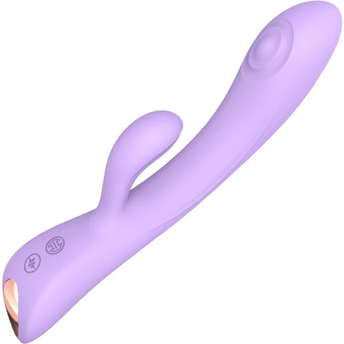 Bunny & Clyde Rechargeable Waterproof Silicone Rabbit Vibrator By Love To Love - Viva Mauve - Image 7