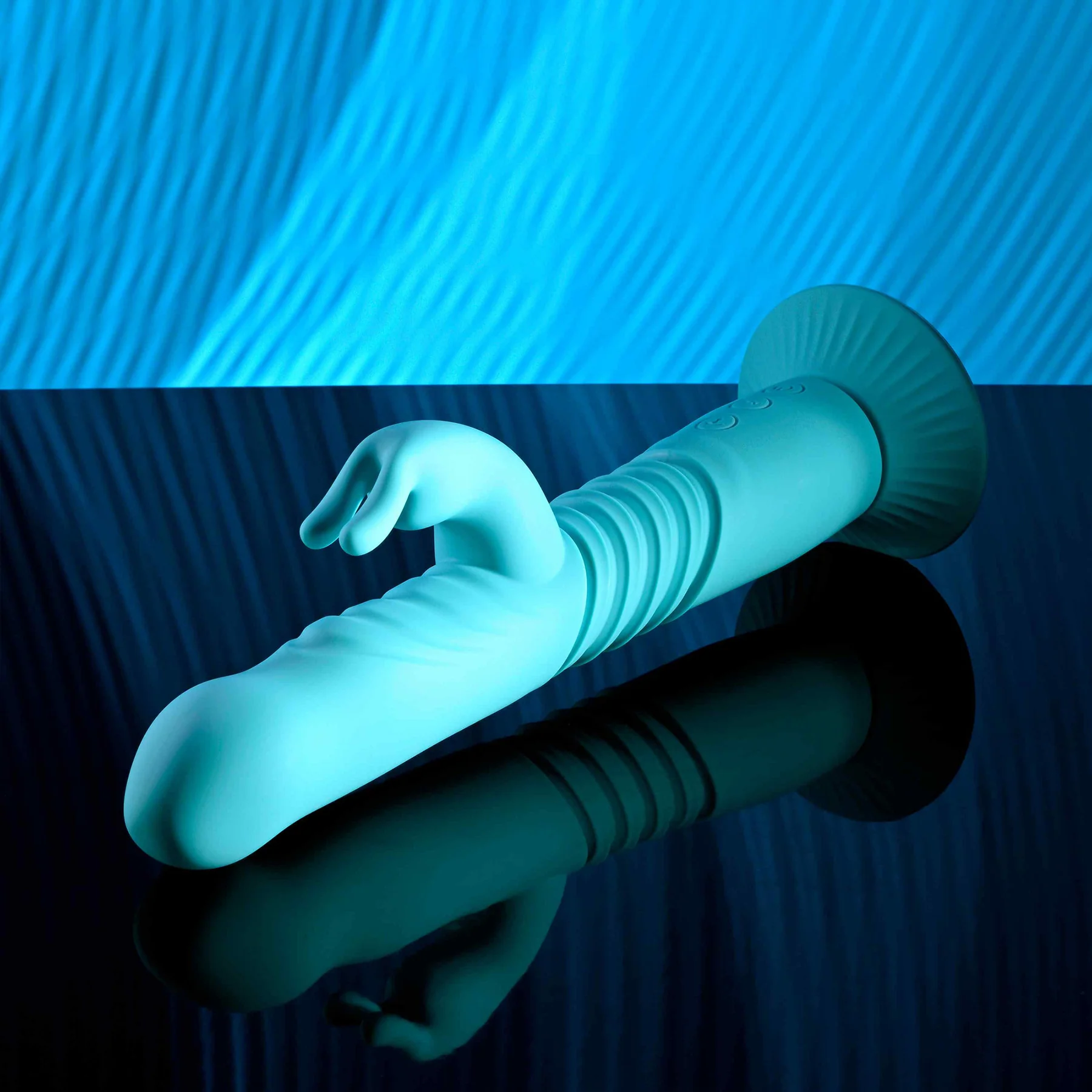 Bunny Hop Rechargeable Silicone Thrusting Rabbit Vibrator By Evolved Novelties - Image 4