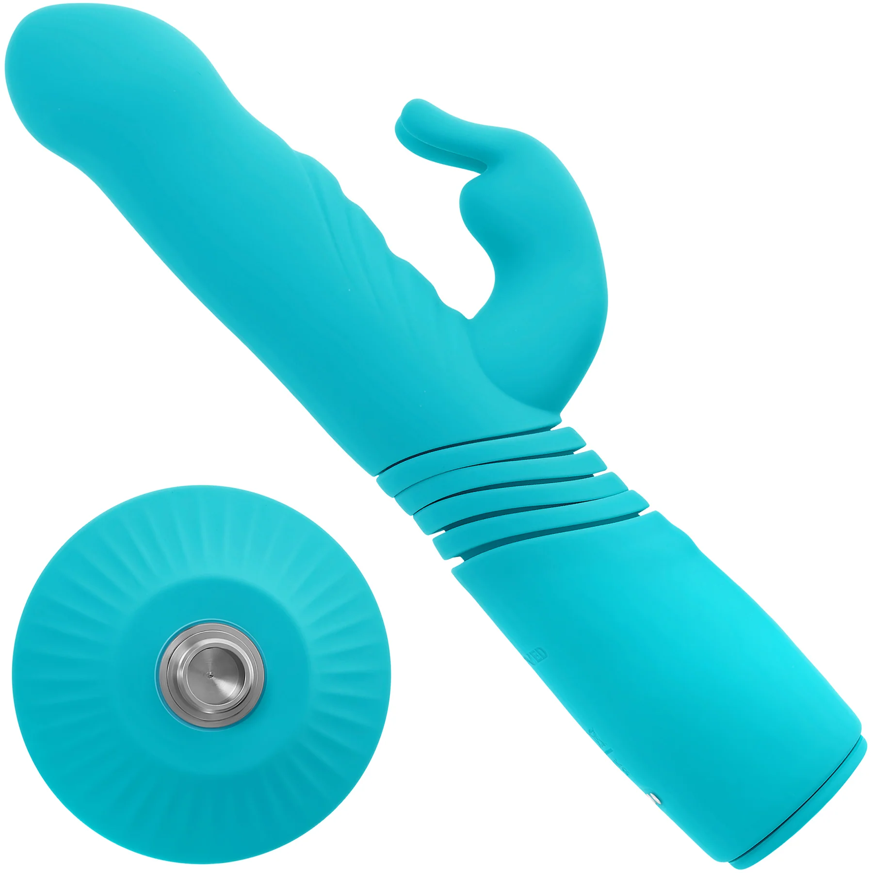 Bunny Hop Rechargeable Silicone Thrusting Rabbit Vibrator By Evolved Novelties - Image 5