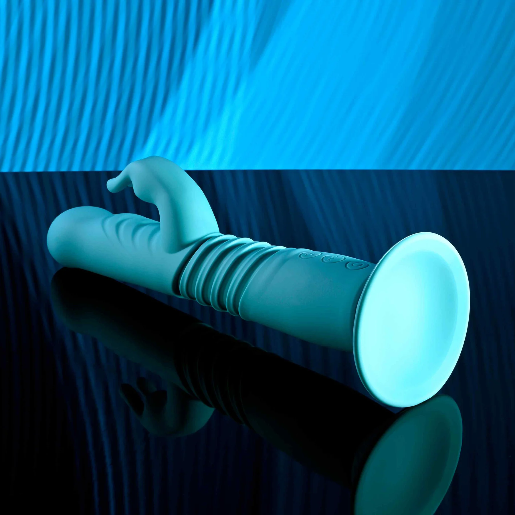 Bunny Hop Rechargeable Silicone Thrusting Rabbit Vibrator By Evolved Novelties - Image 8