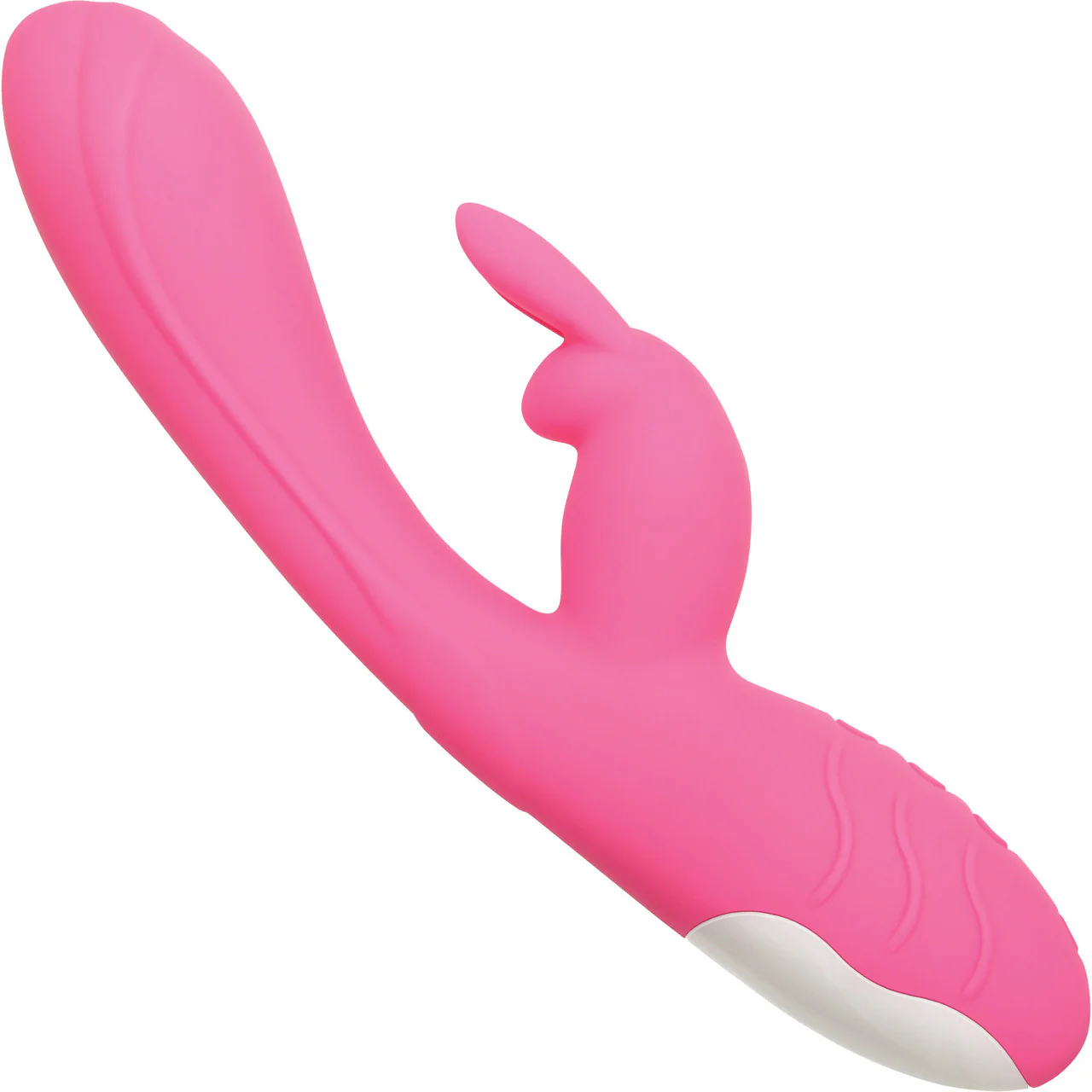 Bunny Kisses Rechargeable Waterproof Silicone Rabbit Style Vibrator By Evolved Novelties - Pink - Image 4