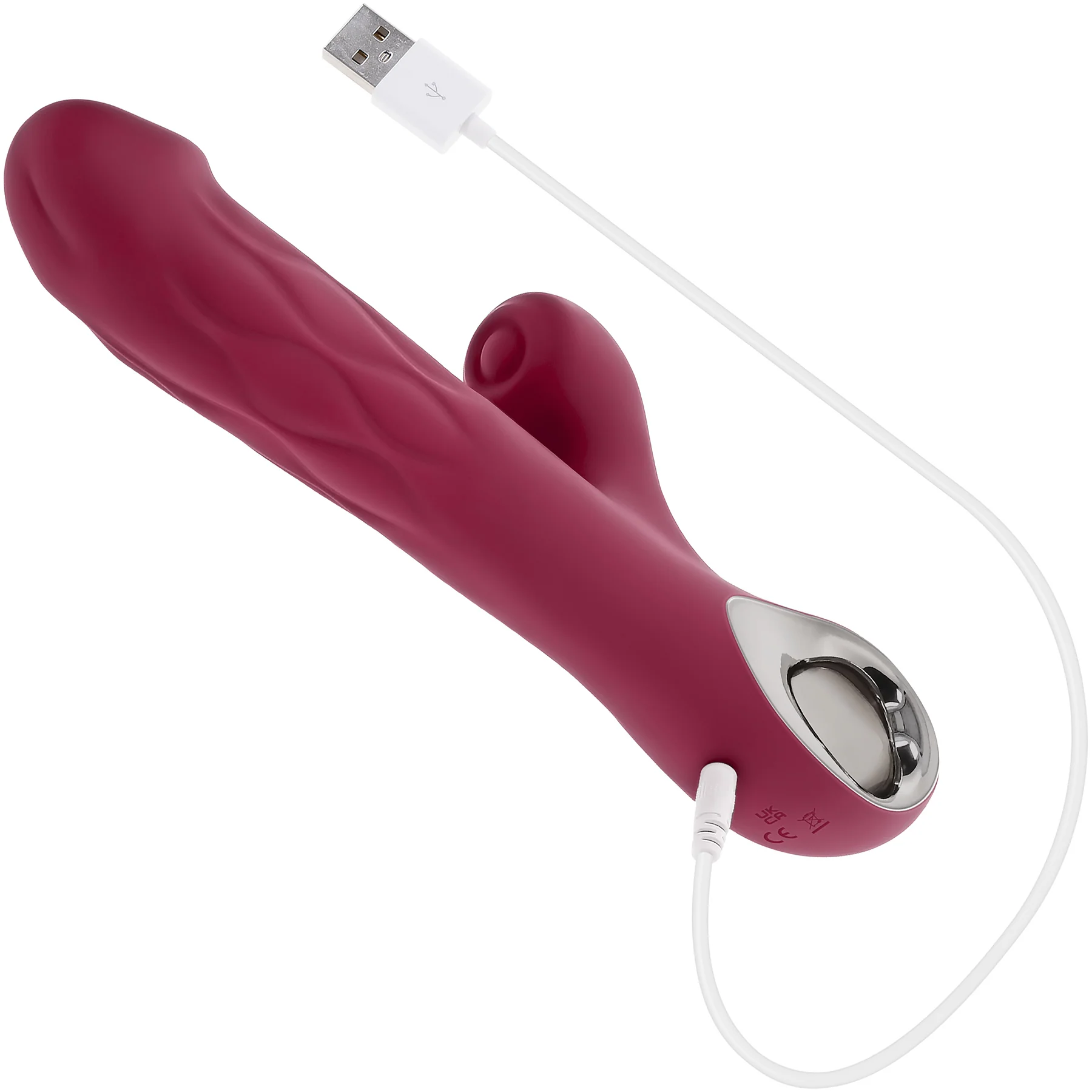 Bursting With Pleasure Silicone Inflatable Tapping Rabbit Vibrator By Evolved Novelties - Image 14