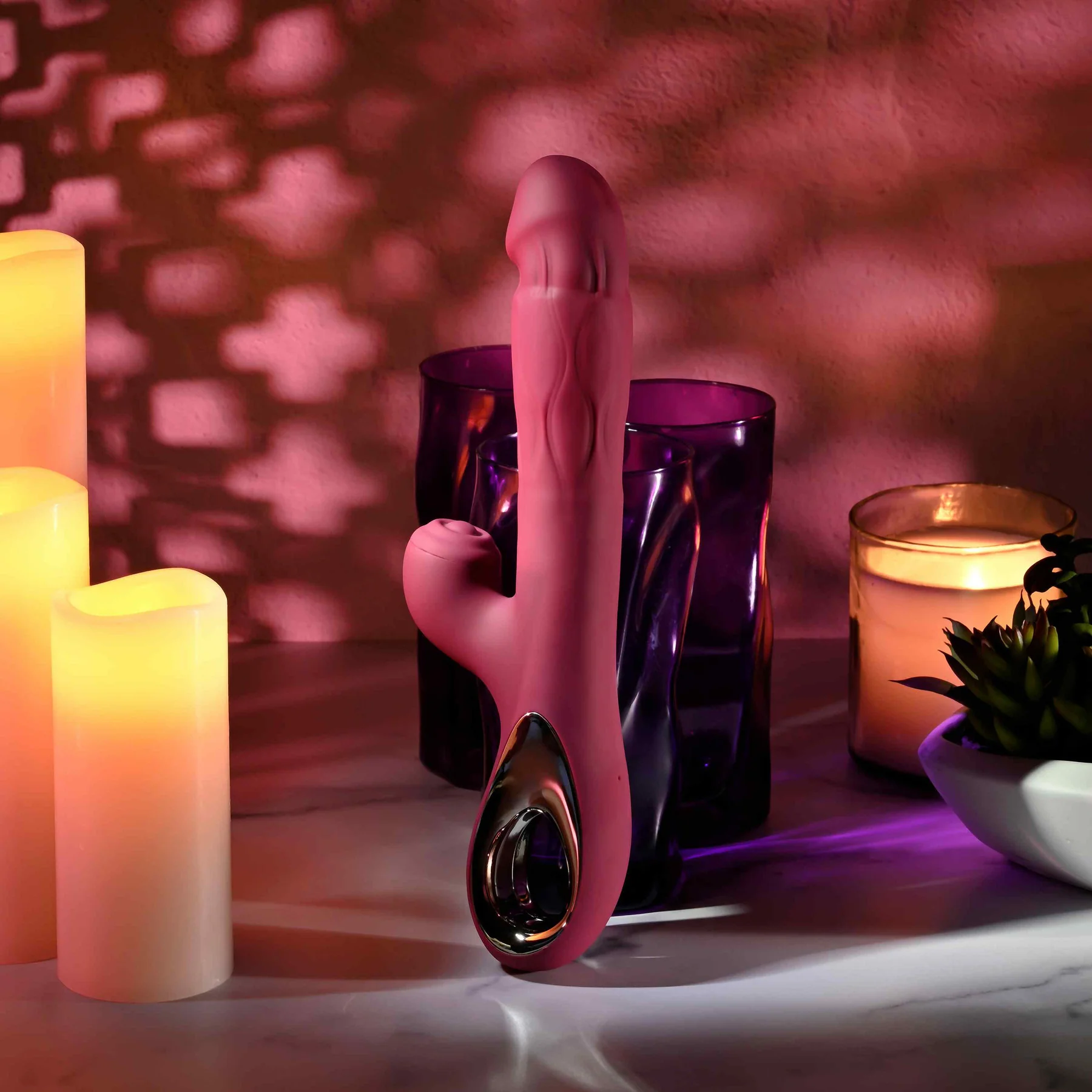 Bursting With Pleasure Silicone Inflatable Tapping Rabbit Vibrator By Evolved Novelties - Image 6