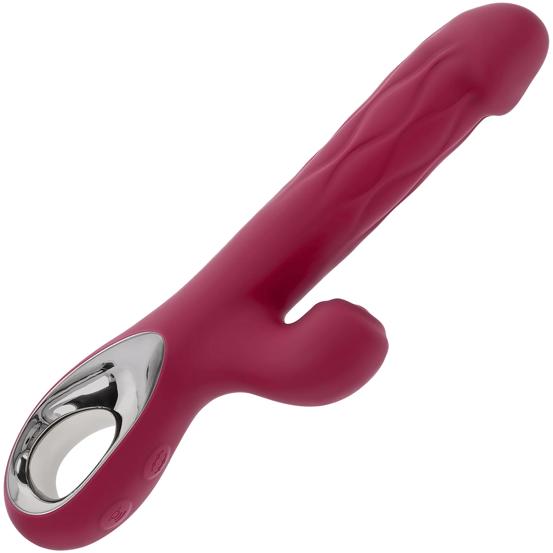 Bursting With Pleasure Silicone Inflatable Tapping Rabbit Vibrator By Evolved Novelties - Image 7