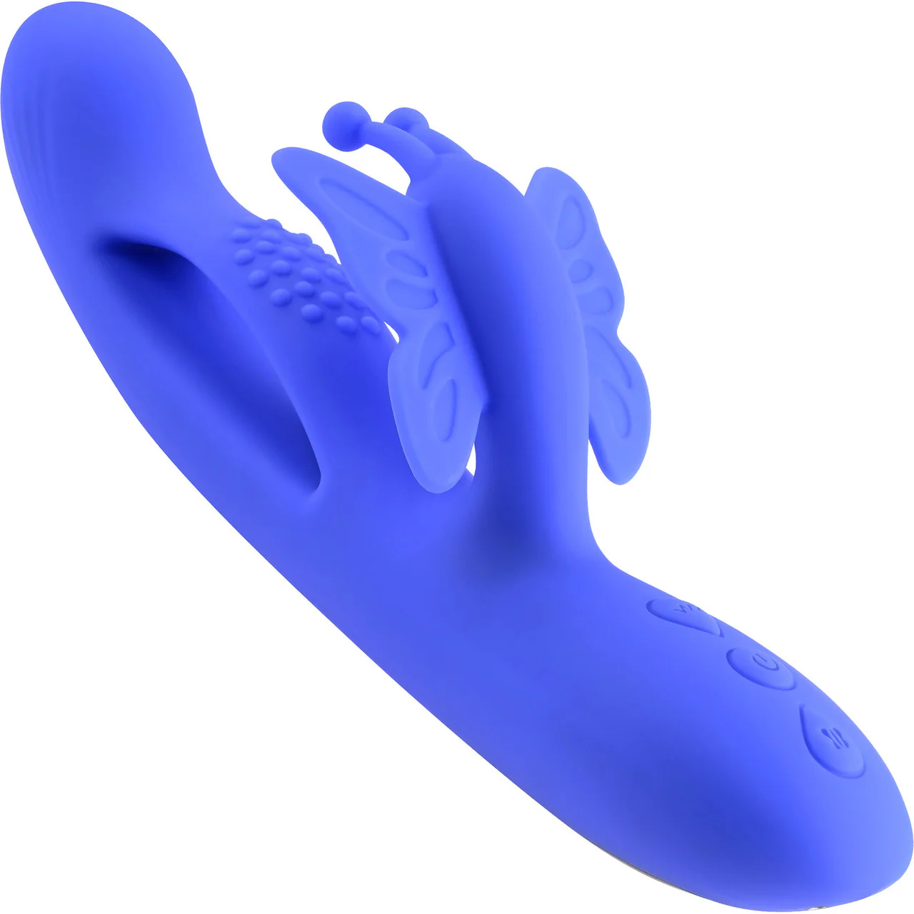 Butterfly Dreams Rechargeable Waterproof  Silicone Dual Stimulating Vibrator By Evolved Novelties - Image 2