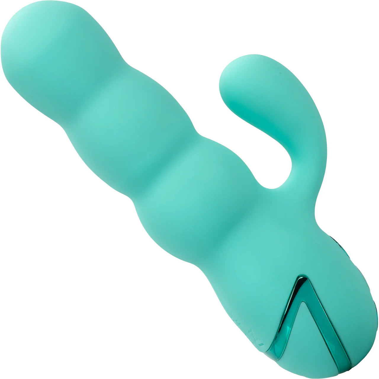 California Dreaming Del Mar Diva Thrusting Rabbit Style Silicone Rechargeable Vibrator by CalExotics - Image 5
