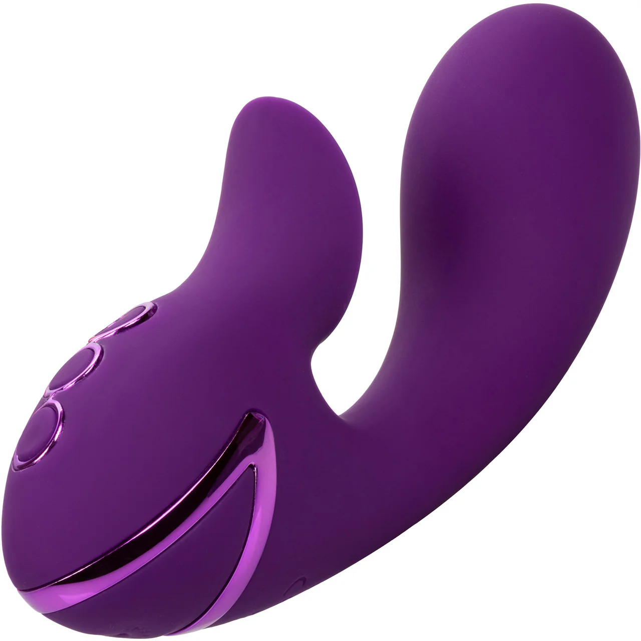 California Dreaming Huntington Beach Heartbreaker Rabbit Style Silicone Rechargeable Vibrator by CalExotics - Image 6