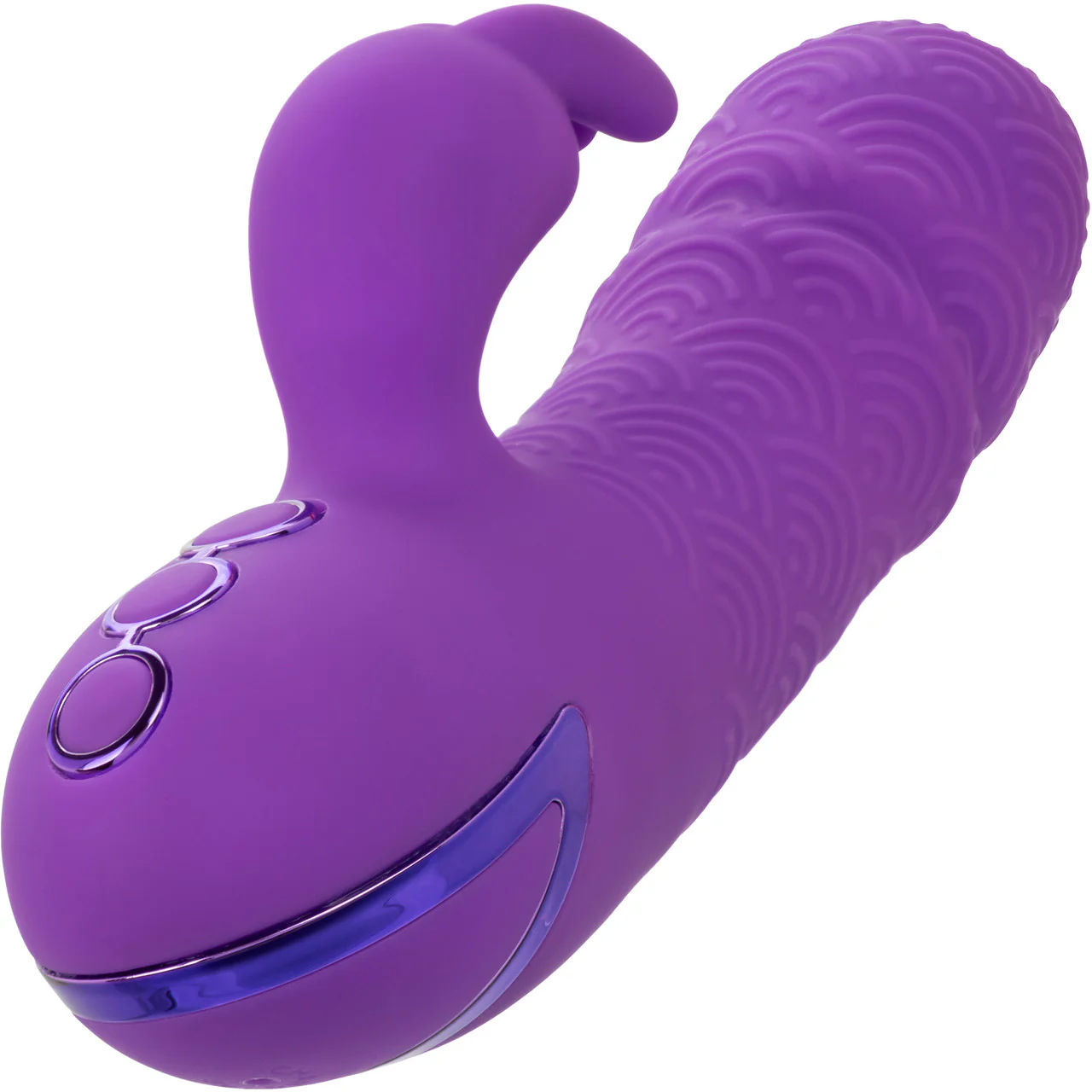 California Dreaming Manhattan Beach Marvel Thrusting Dual Stimulation Vibrator By CalExotics - Image 4