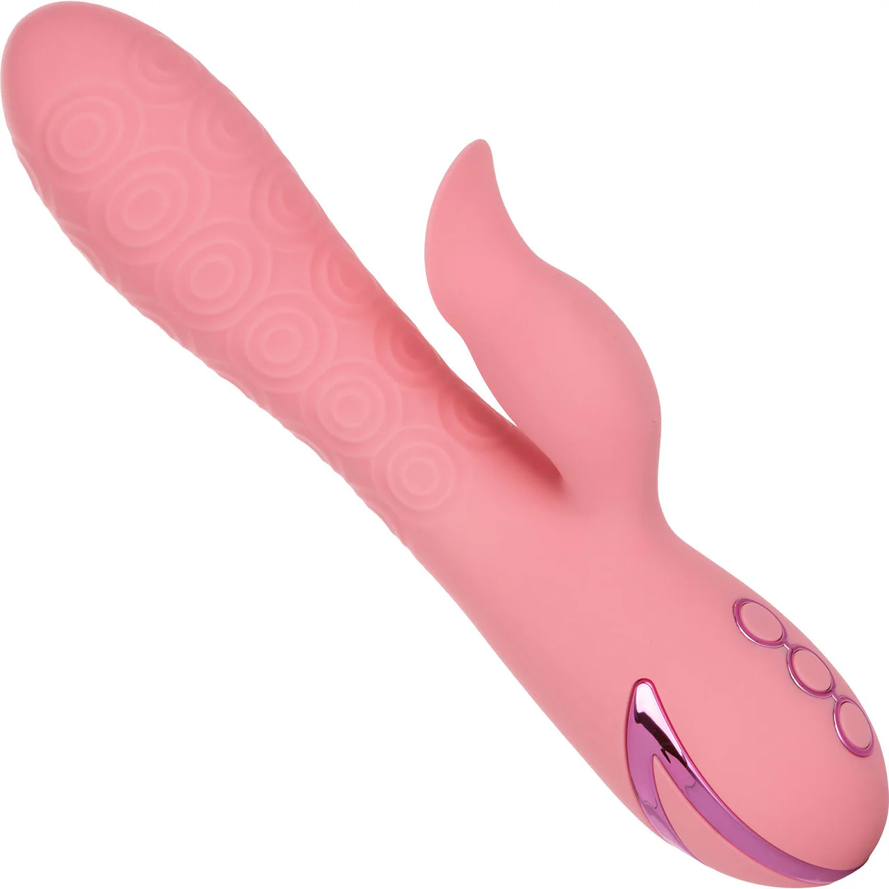 California Dreaming Pasadena Player Rabbit Style Silicone Vibrator by CalExotics - Image 3