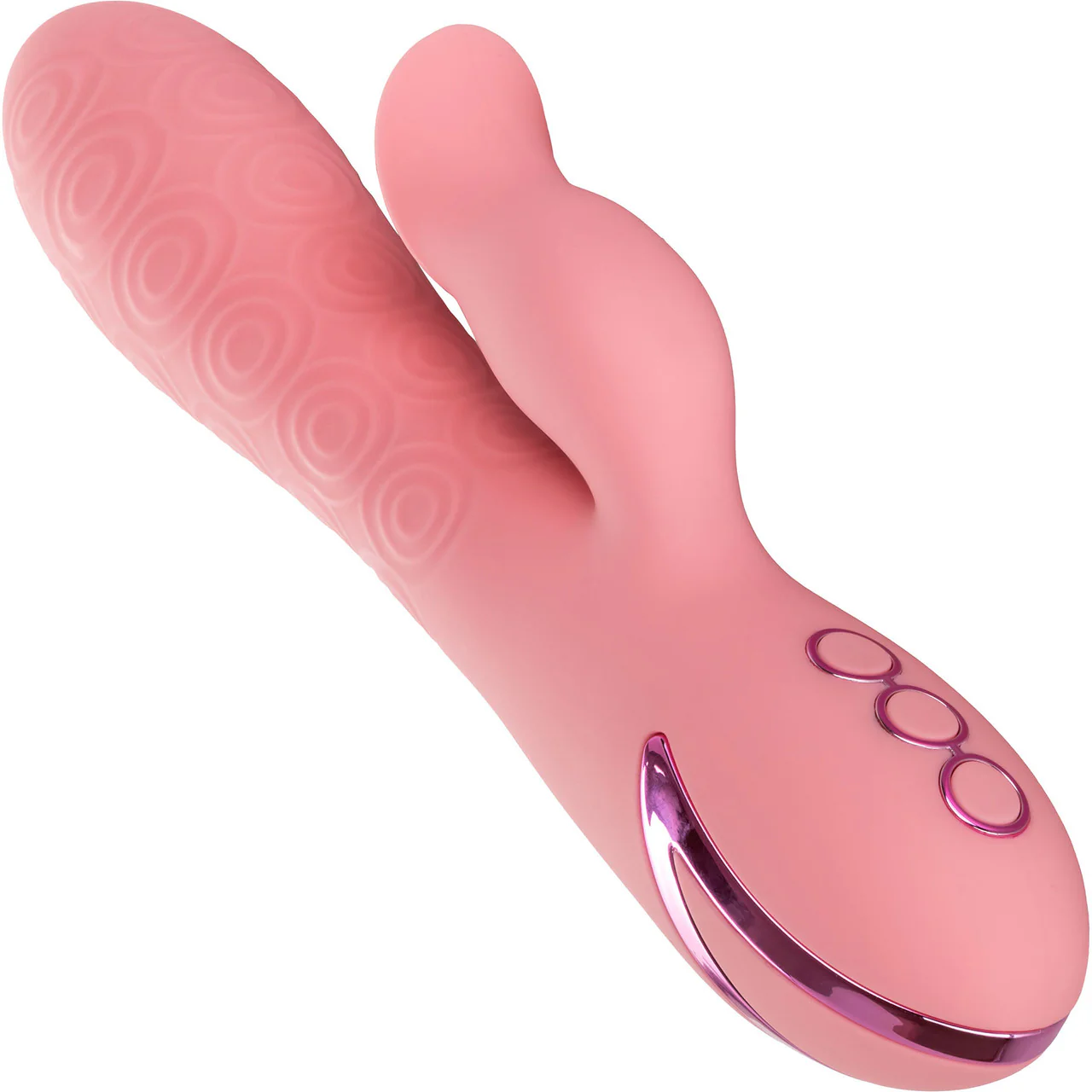 California Dreaming Pasadena Player Rabbit Style Silicone Vibrator by CalExotics - Image 5