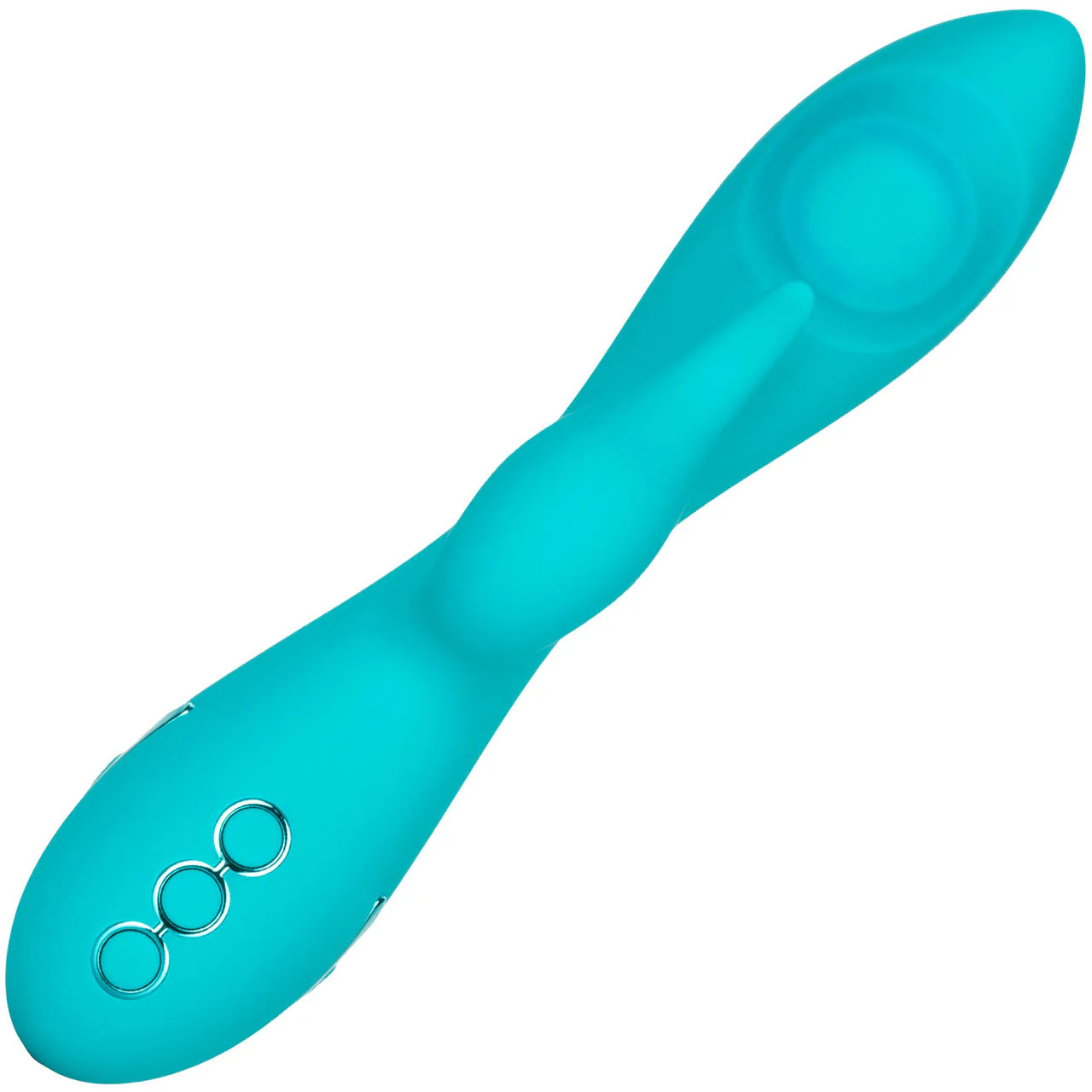 California Dreaming Santa Monica Starlet Rabbit Style Pulsing Silicone Vibrator by CalExotics - Image 4