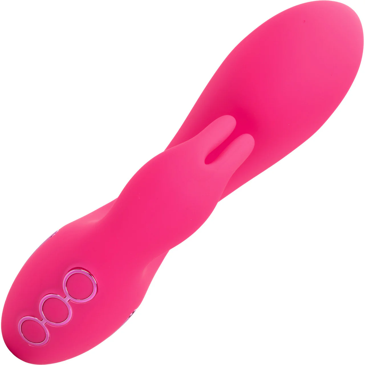 California Dreaming So. Cal Sunshine Rabbit Style Silicone Rechargeable Vibrator by CalExotics - Image 4