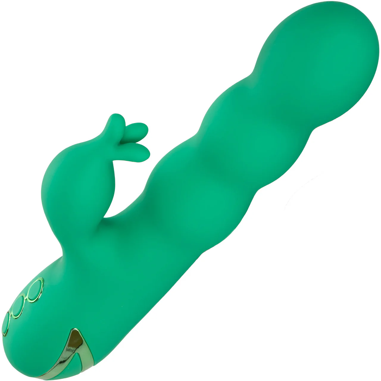 California Dreaming Sonoma Satisfyer Rabbit Style Thrusting Silicone G-Spot Vibrator By CalExotics - Image 3