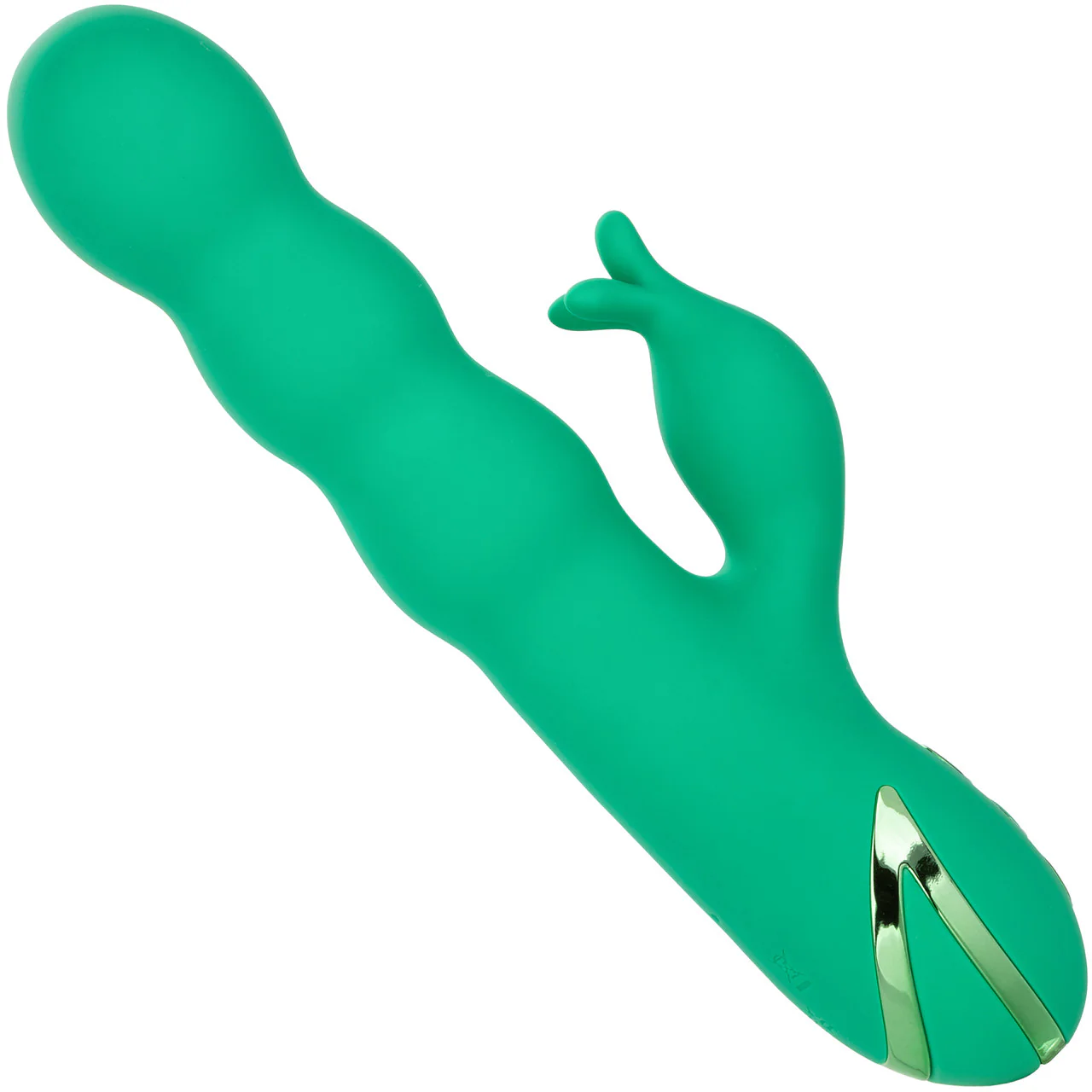 California Dreaming Sonoma Satisfyer Rabbit Style Thrusting Silicone G-Spot Vibrator By CalExotics - Image 4