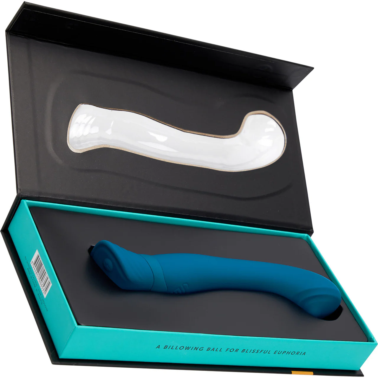 Calypso Roller Motion Silicone Rolling Ball G-Spot Vibrator By Nu Sensuelle - Deep Turquoise - Image 5