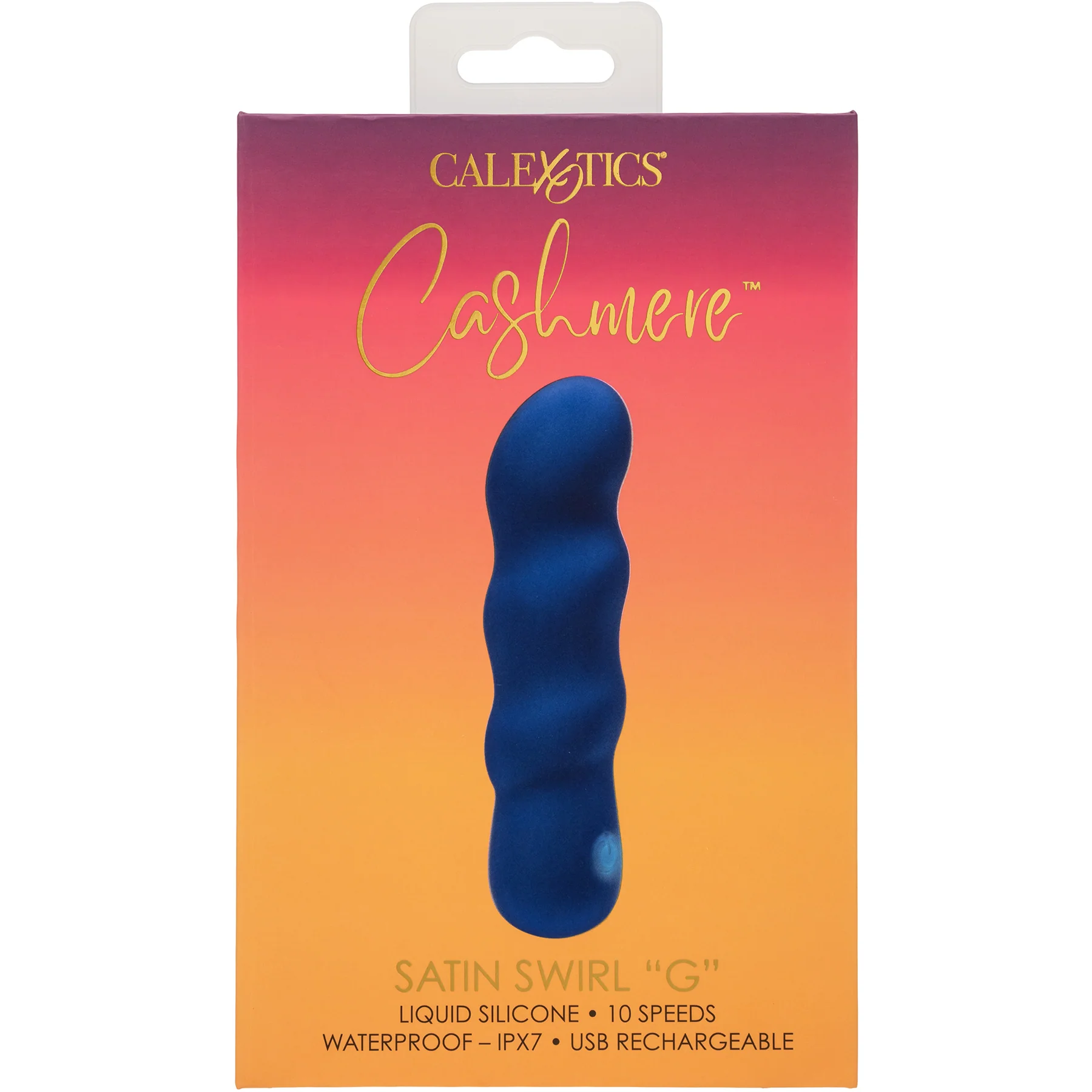 Cashmere® Satin Swirl "G" Waterproof Silicone G-Spot Vibrator By CalExotics - Image 7