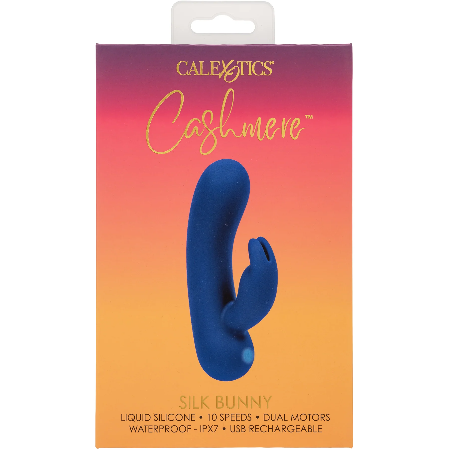 Cashmere® Silk Bunny Waterproof Silicone Dual Stimulation Vibrator By CalExotics - Image 7