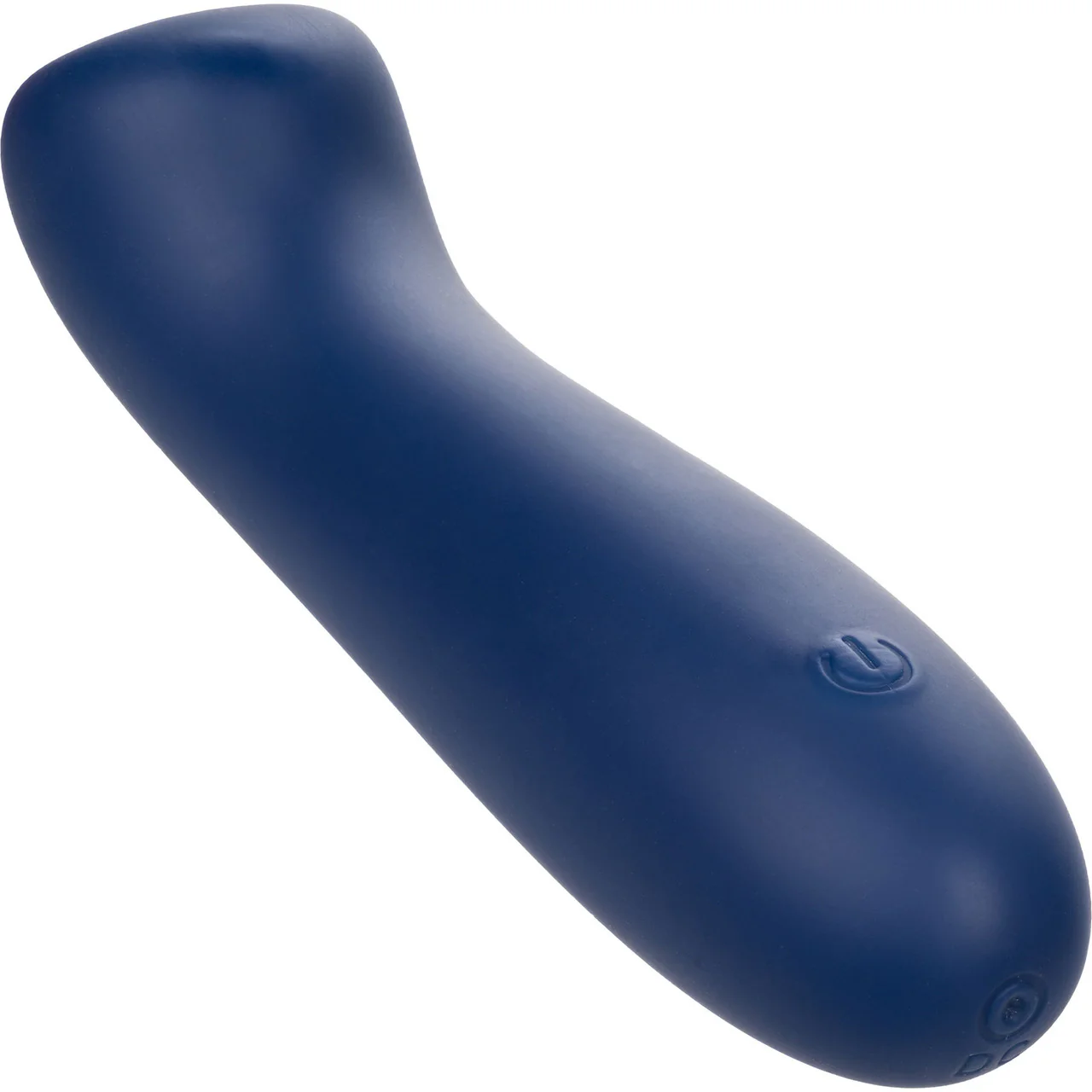 Cashmere Satin G Rechargeable Waterproof Silicone G-Spot Vibrator By CalExotics - Blue - Image 3