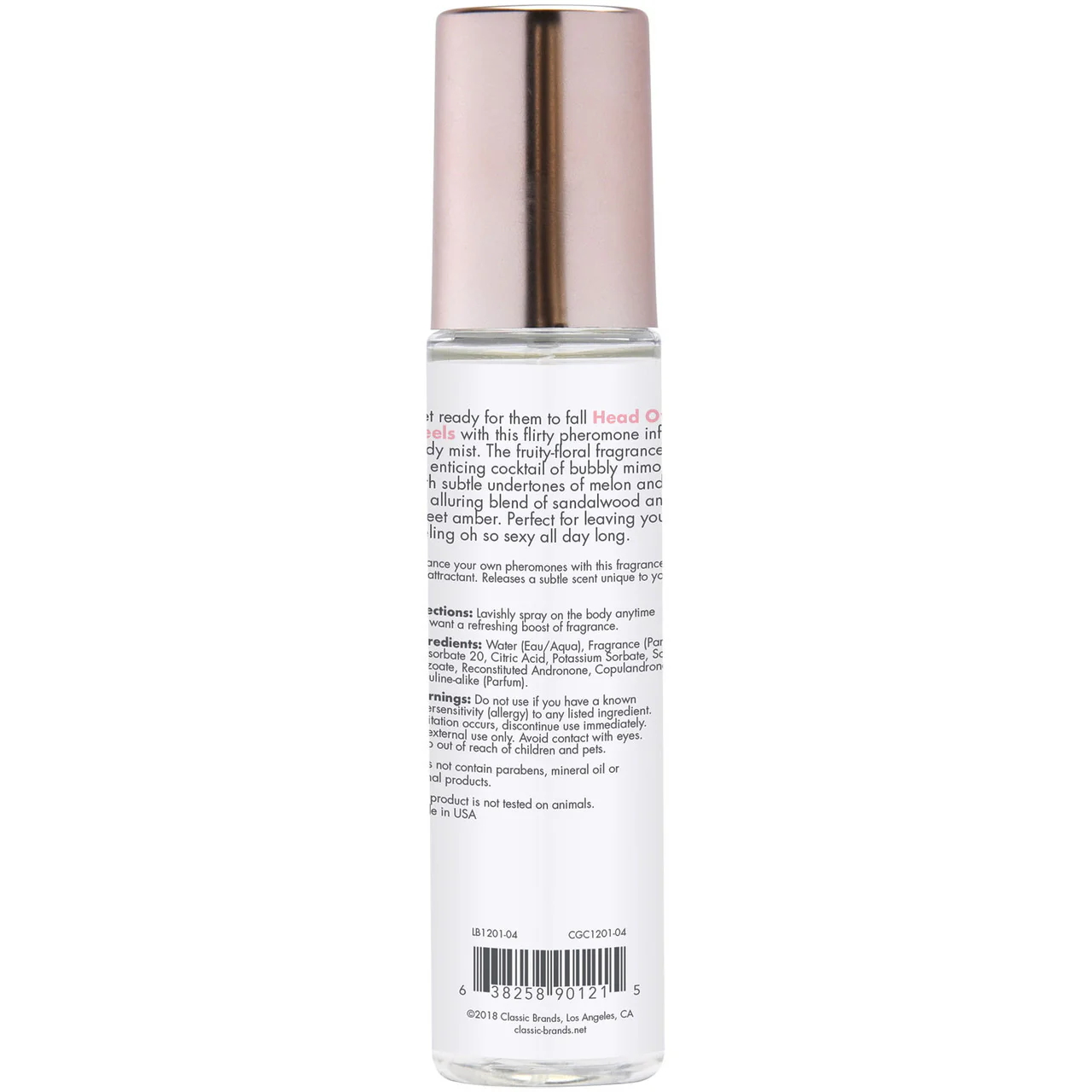 CG Fragrance Body Mist with Pheromones - Head Over Heels (3.5 oz) - Image 3