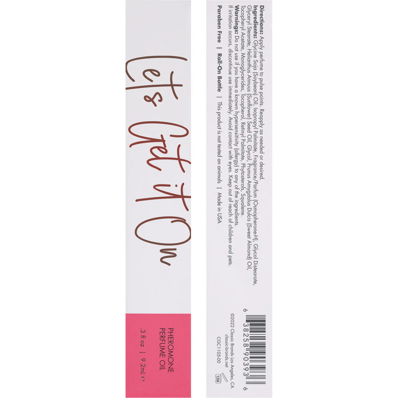 CGC Perfume Oil With Pheromones - Let's Get It On Roll-On (0.3 oz) - Image 3