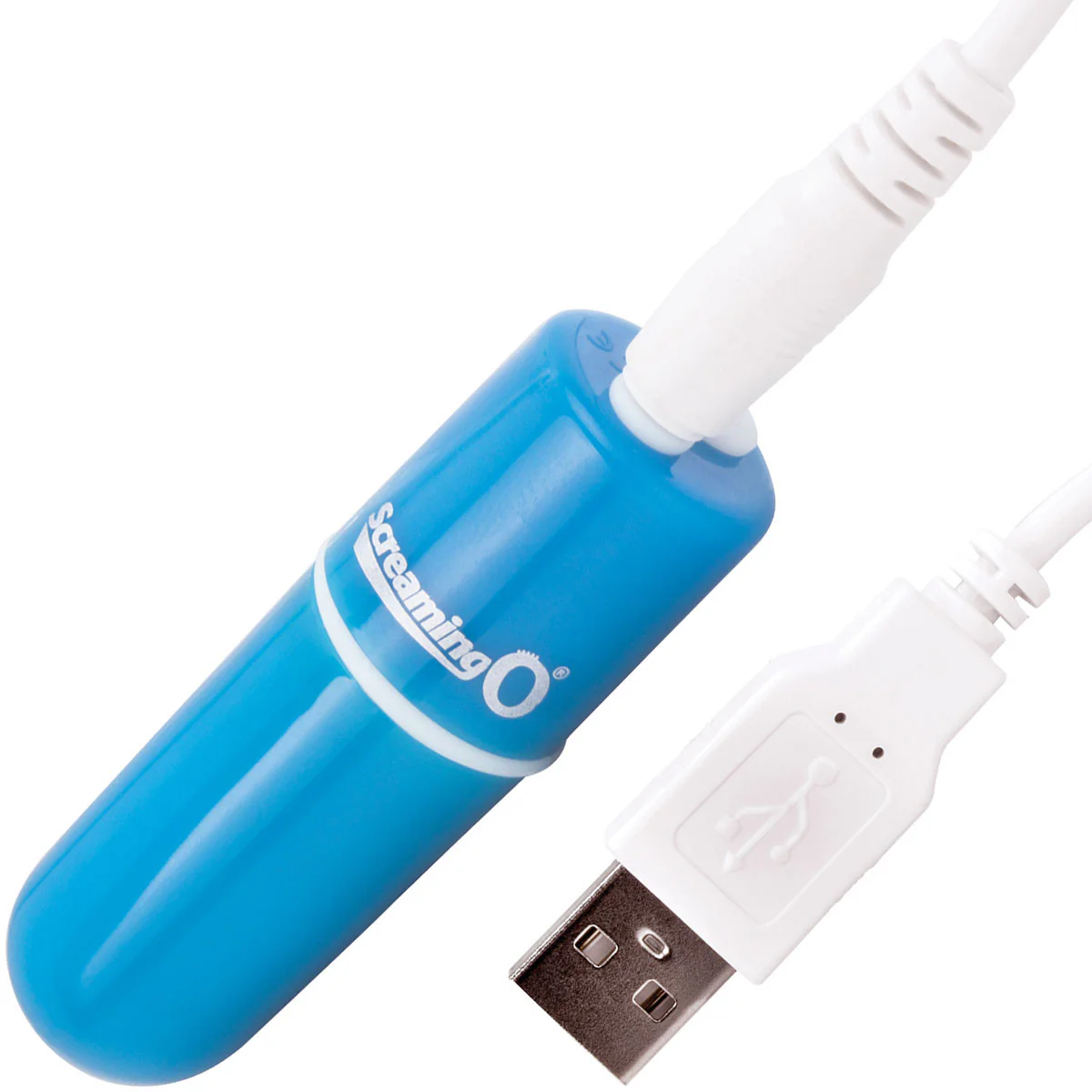 Charged Vooom Rechargeable 10 Function Bullet By Screaming O - Blue - Image 3