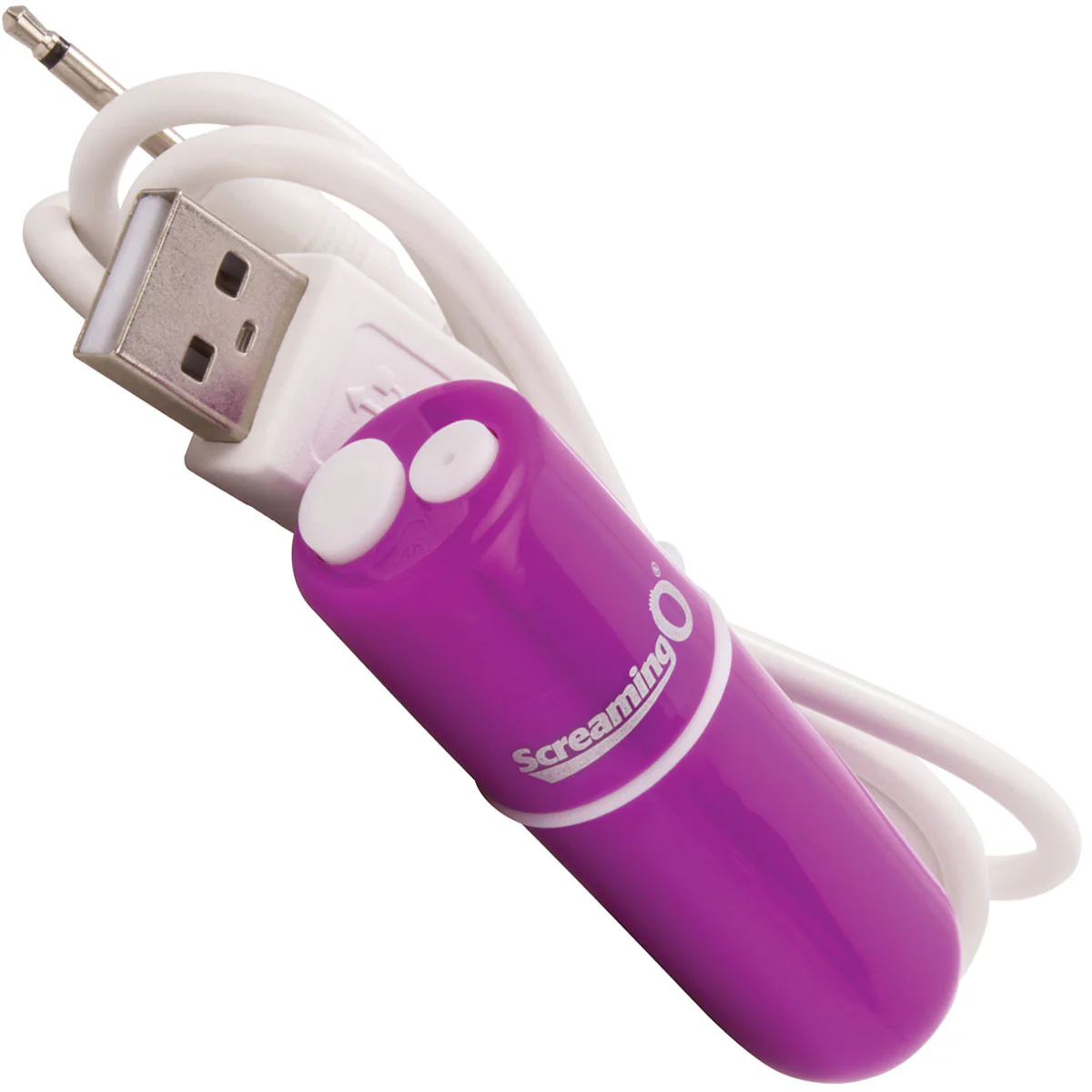 Charged Vooom Rechargeable 10 Function Bullet By Screaming O - Purple - Image 4