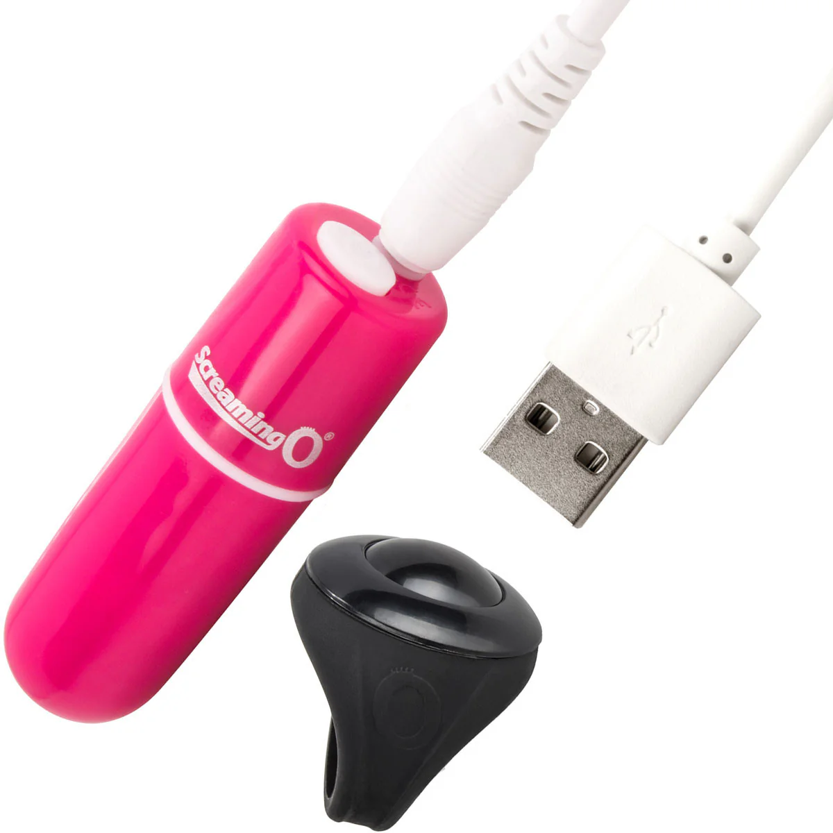 Charged Vooom Rechargeable 10 Function Remote Control Vibrator By Screaming O - Pink - Image 3
