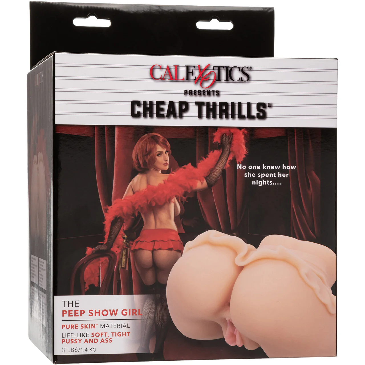 Cheap Thrills The Peep Show Girl Pussy & Ass Penis Masturbator By CalExotics - Vanilla - Image 10