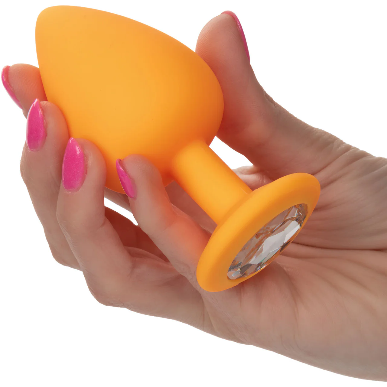 Cheeky Gems Silicone 3-Piece Anal Training Kit By CalExotics - Orange - Image 2