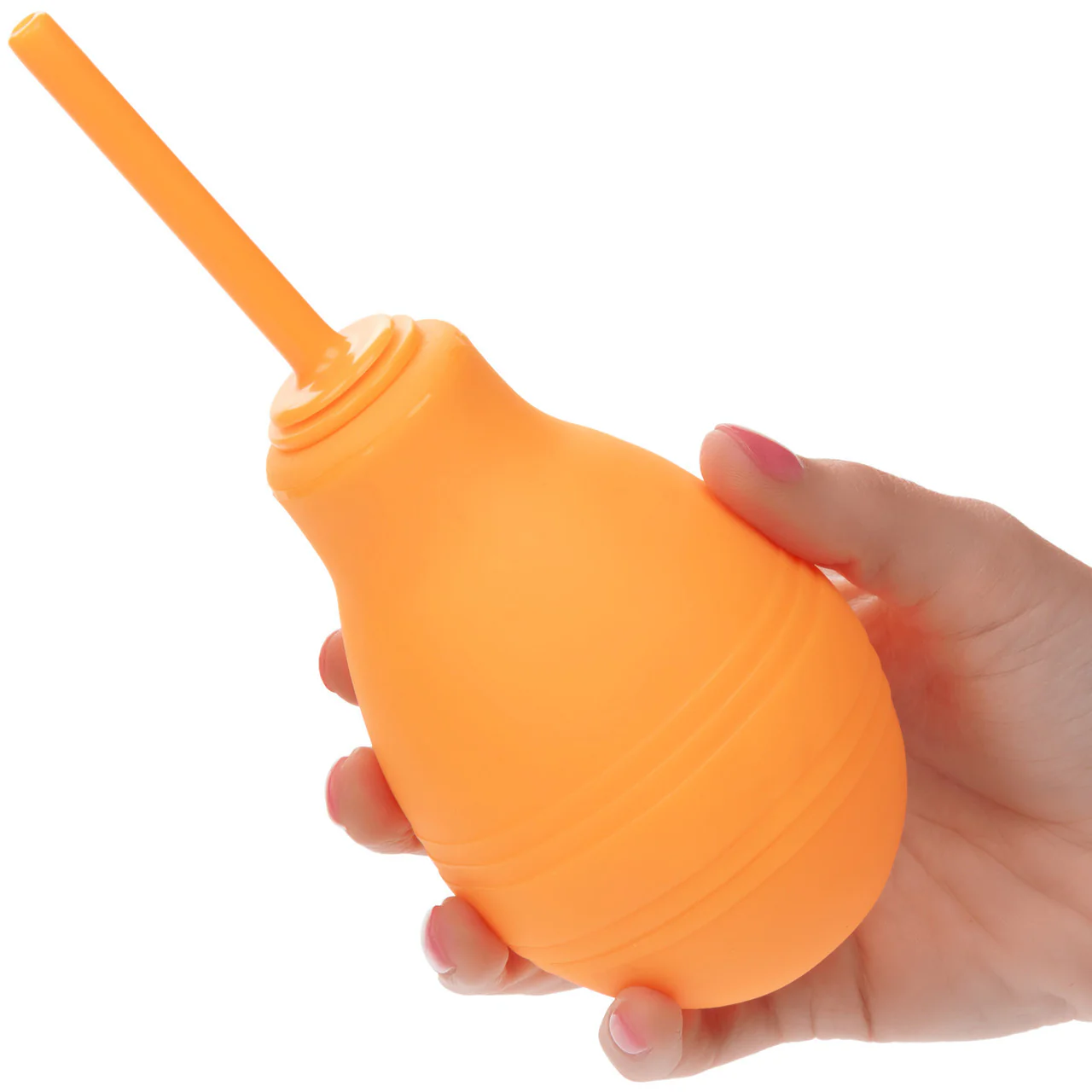 Cheeky One Way Flow Douche Anal Cleansing Tool By CalExotics - Orange - Image 2
