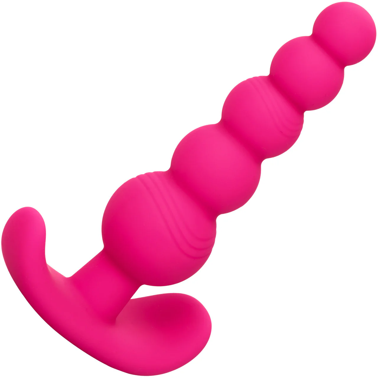 Cheeky X-5 Beads Silicone Anal Probe by CalExotics - Pink - Image 4