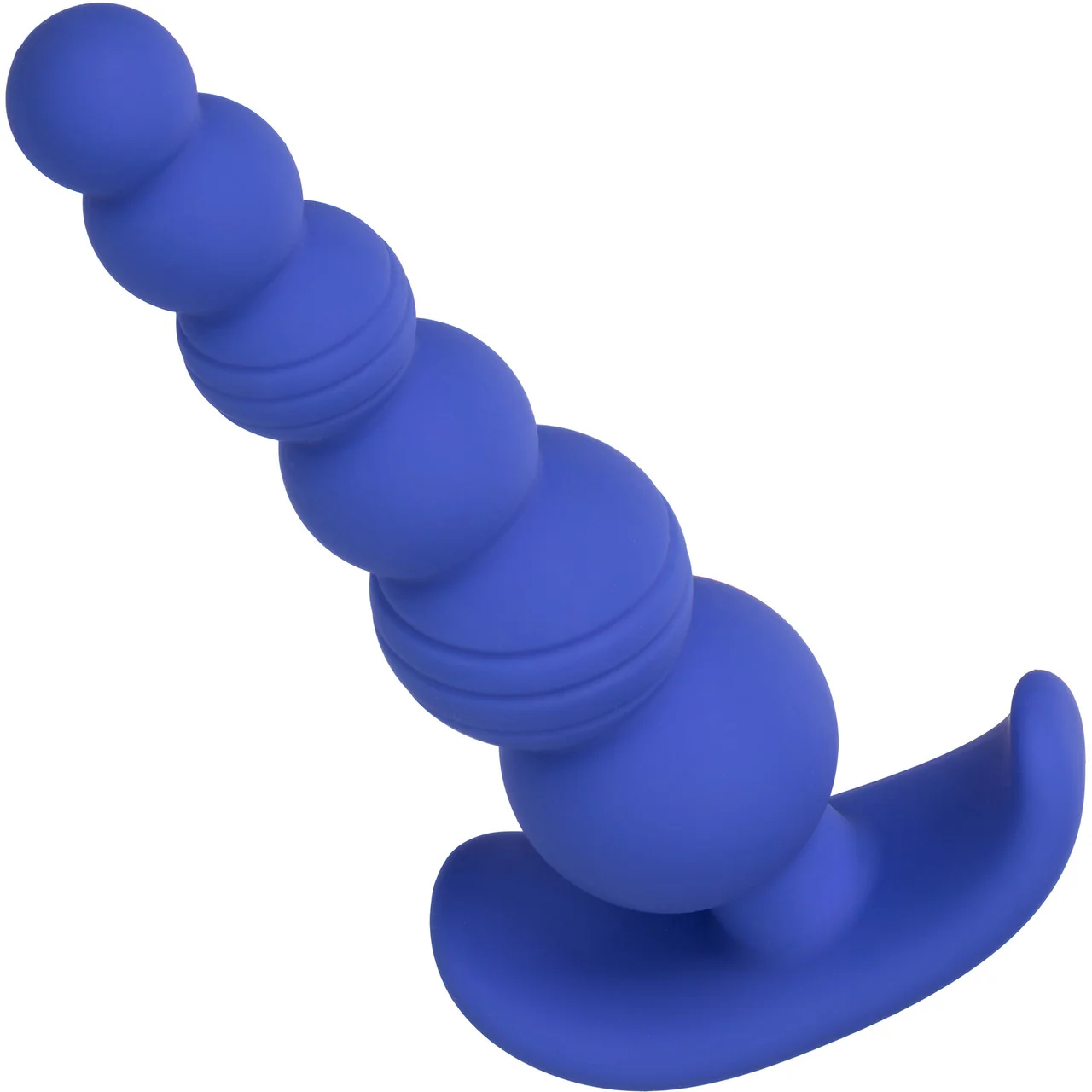Cheeky X-6 Beads Silicone Anal Probe by CalExotics - Blue - Image 3