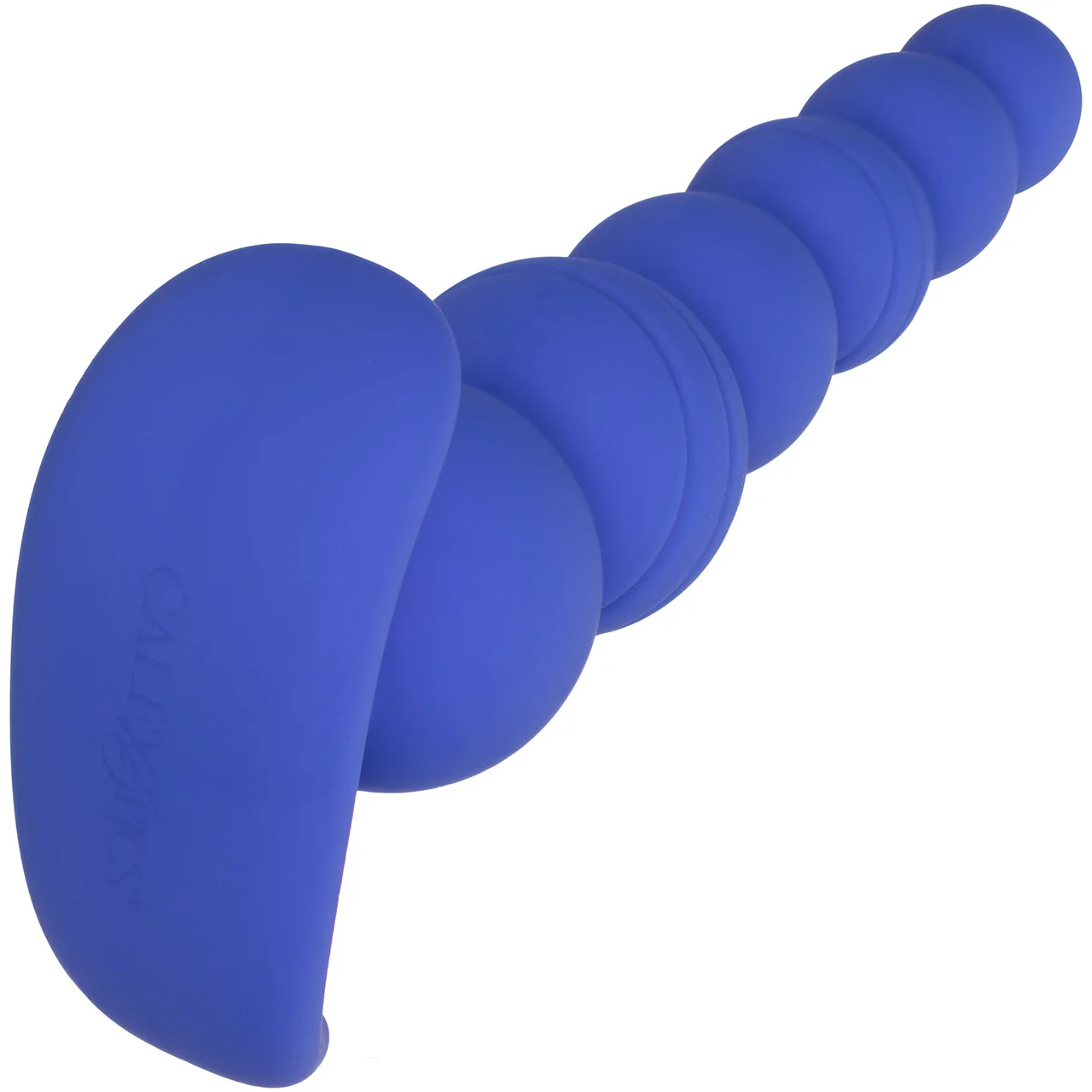 Cheeky X-6 Beads Silicone Anal Probe by CalExotics - Blue - Image 6